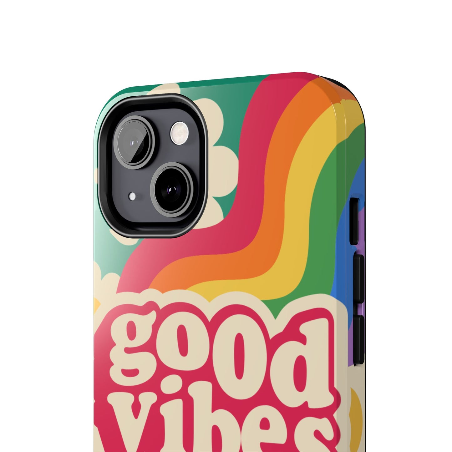 Good Vibes Tough Phone Cases, Colorful, Cheerful Phone Protection, Gifts for Friends