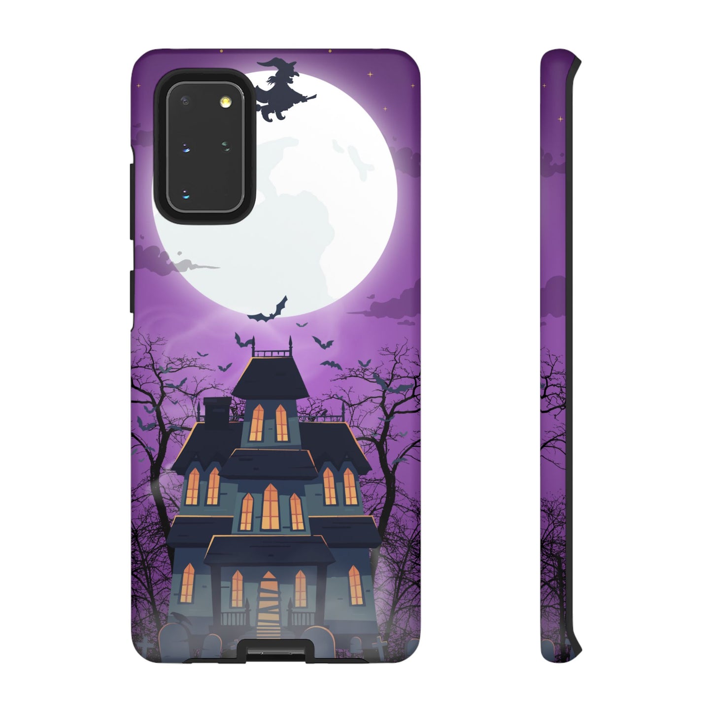 Halloween Haunted, Spooky House, Witchy Vibe Phone Case for Samsung