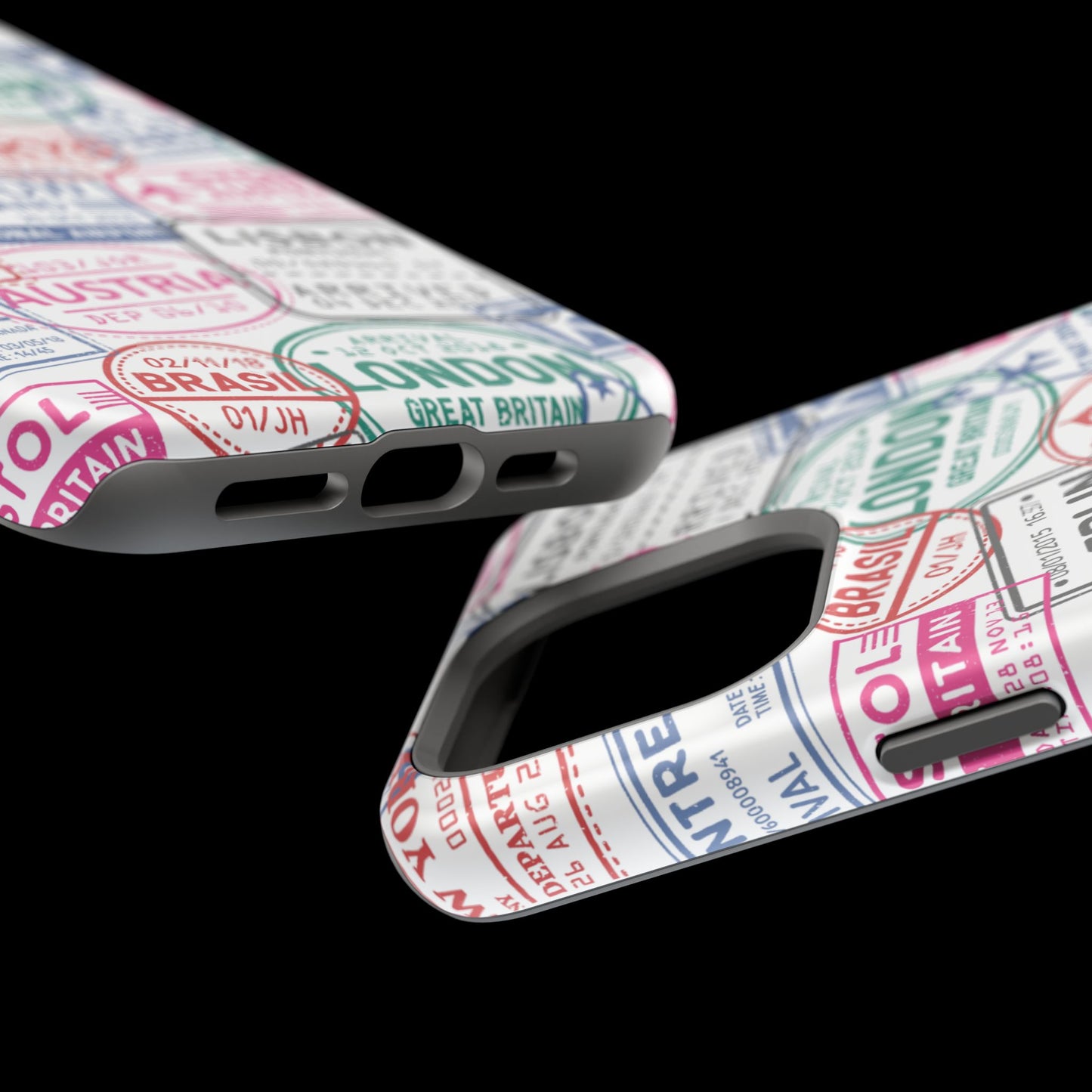 Travel-Inspired, Passport, Travelers, Adventure Stamp, Unique MAGNETIC Phone Case