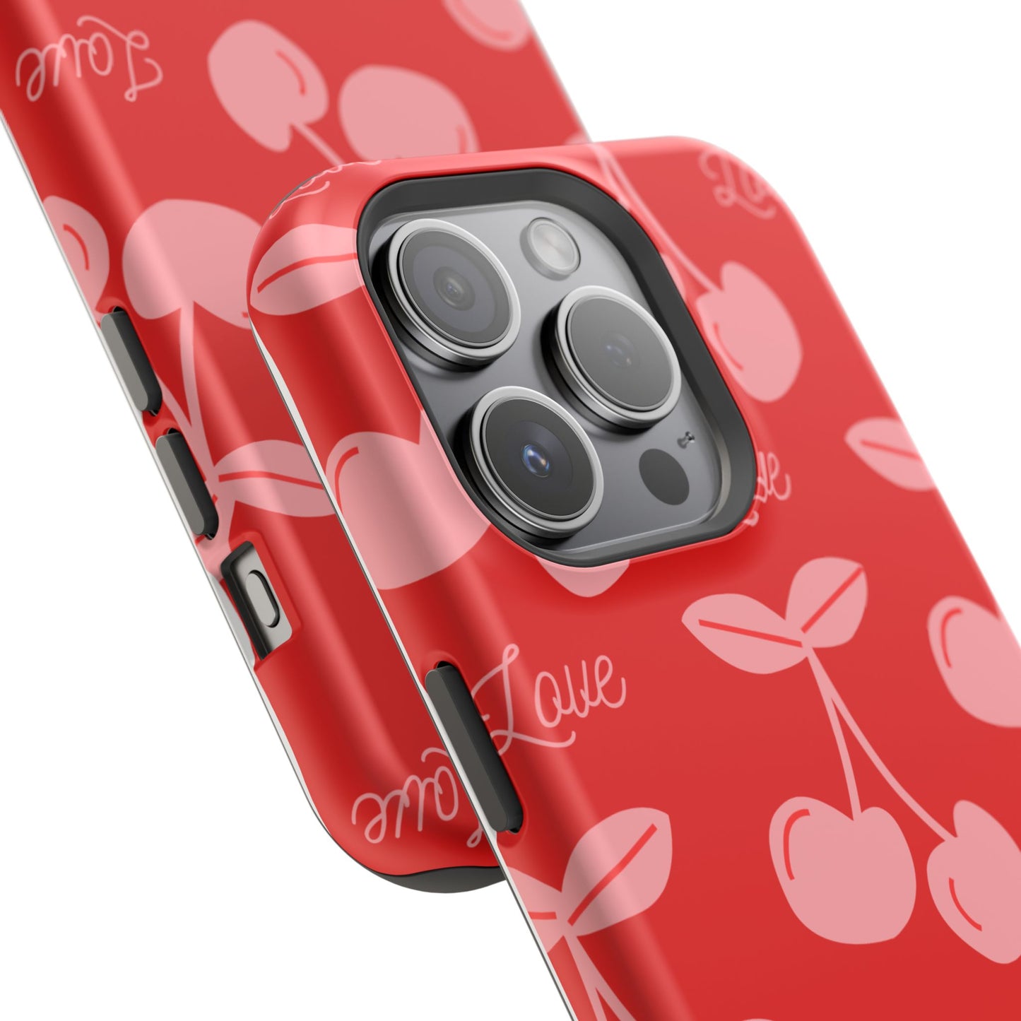 Cherry Love MAGNETIC Tough Cases, Cute Protection, Gift for Her, Valentine's Day