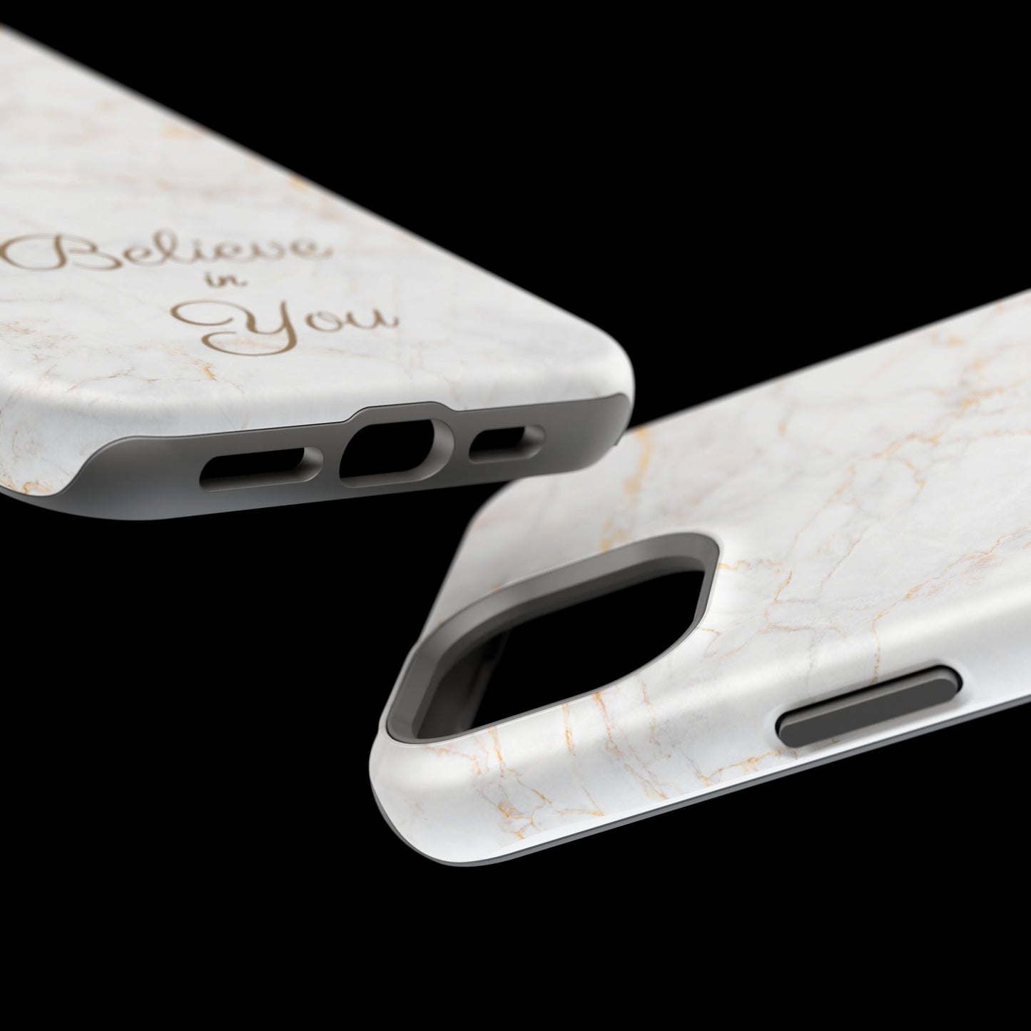 Elegant Motivational, Inspirational - Believe in You, Tough MAGNETIC Phone Case
