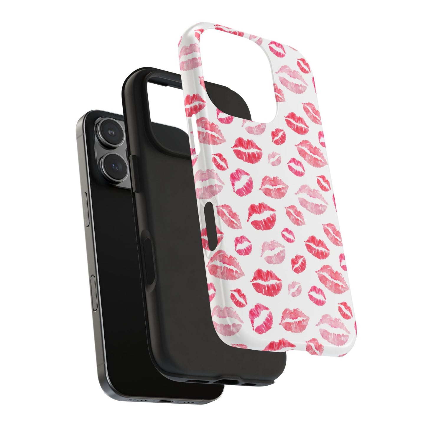 Kiss Pattern Tough Phone Cases, Cute, Unique for Iphone