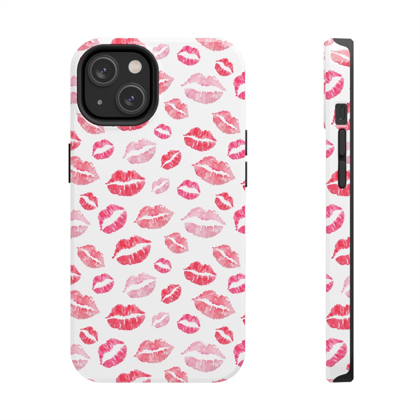 Kiss Pattern Tough Phone Cases, Cute, Unique for Iphone