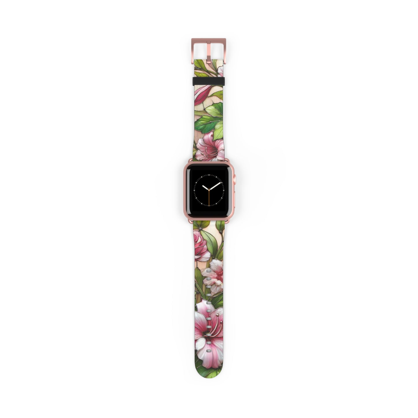 Floral Watch Band - Vibrant Bloom Design for Smartwatches