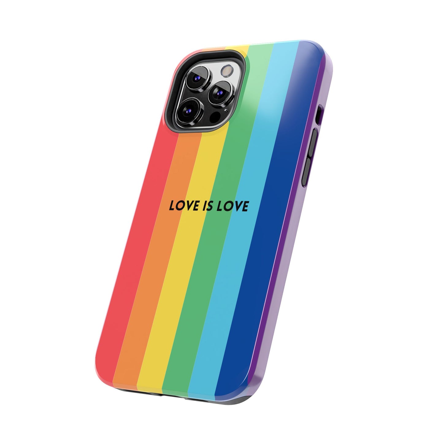 LOVE IS LOVE Colorful Love, Pride Tough Phone Case