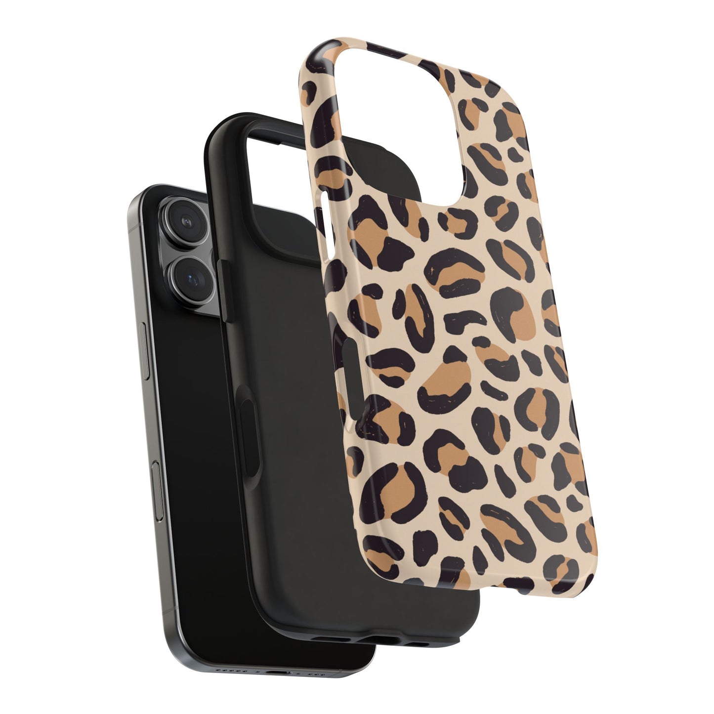 Stylish Leopard Print Tough Phone Cases
