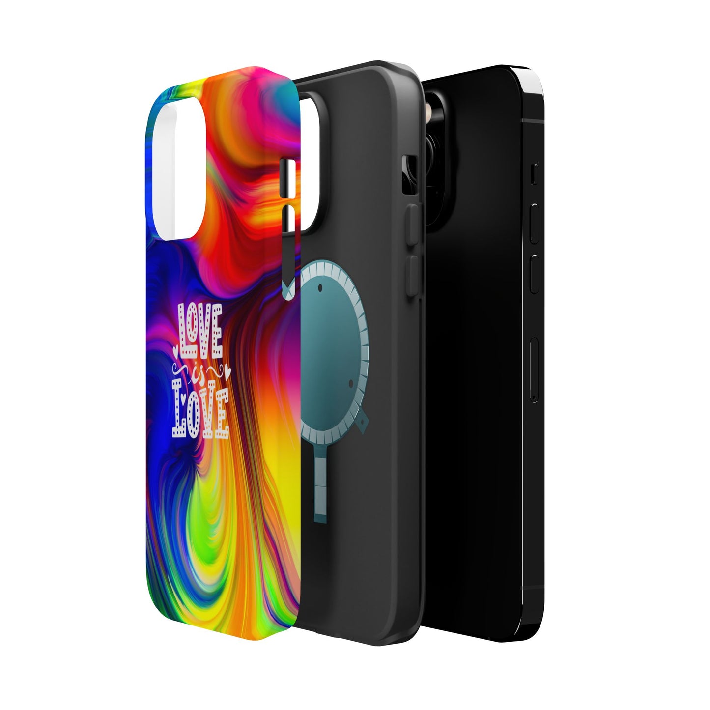 LOVE IS LOVE Colorful Love, Pride Tough Phone Case