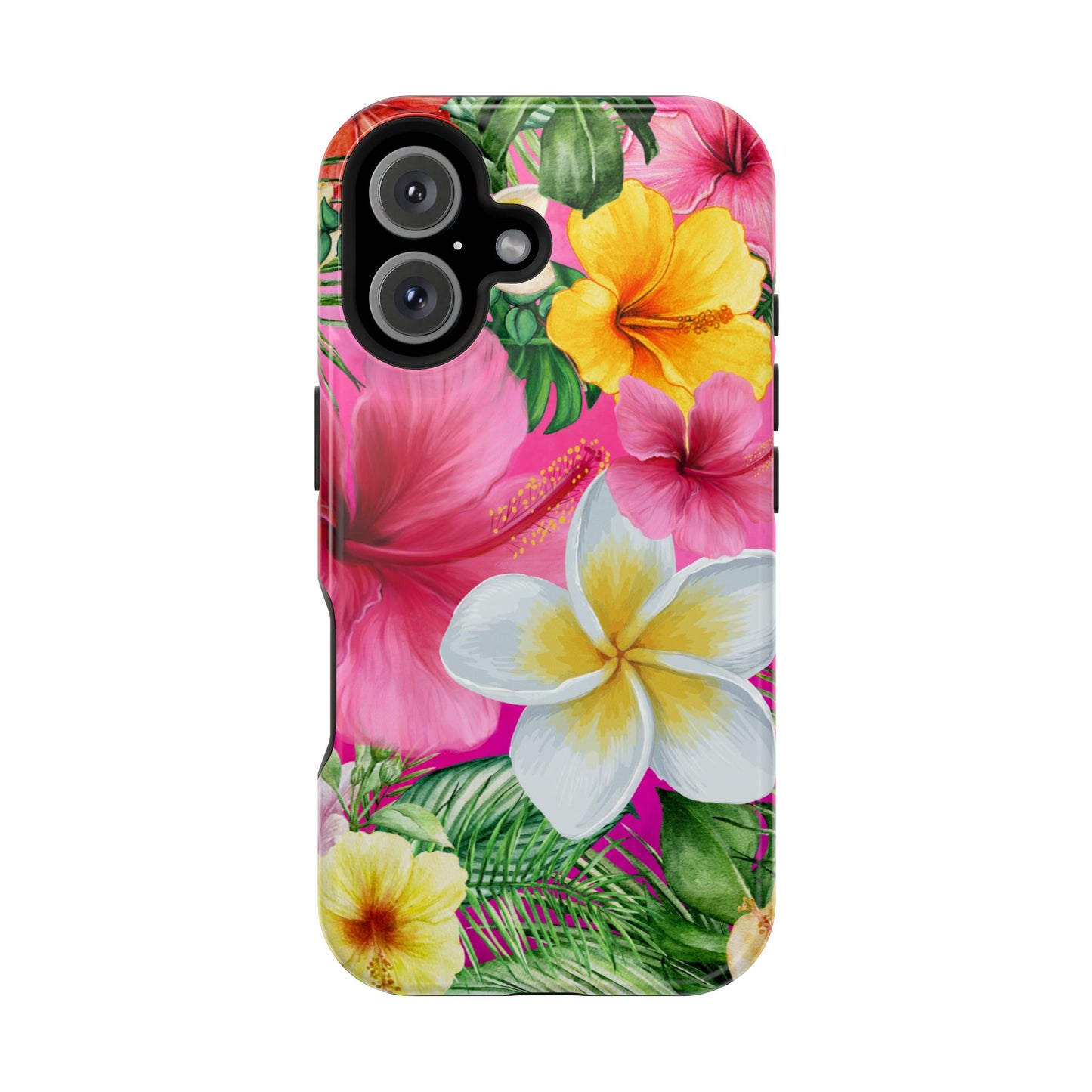 Tropical Floral MAGNETIC Phone Case - Tough, Durable, Chic Protection, Summer Vibes, Gift for Her