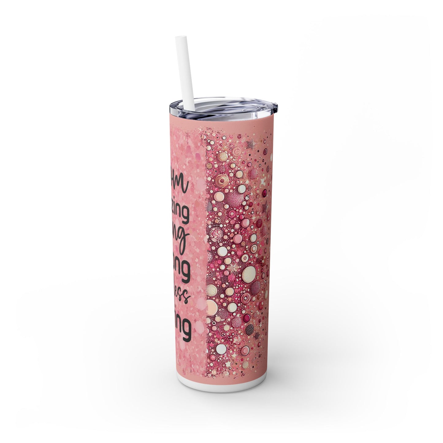 Mom Appreciation Skinny Tumbler with Straw - 20oz