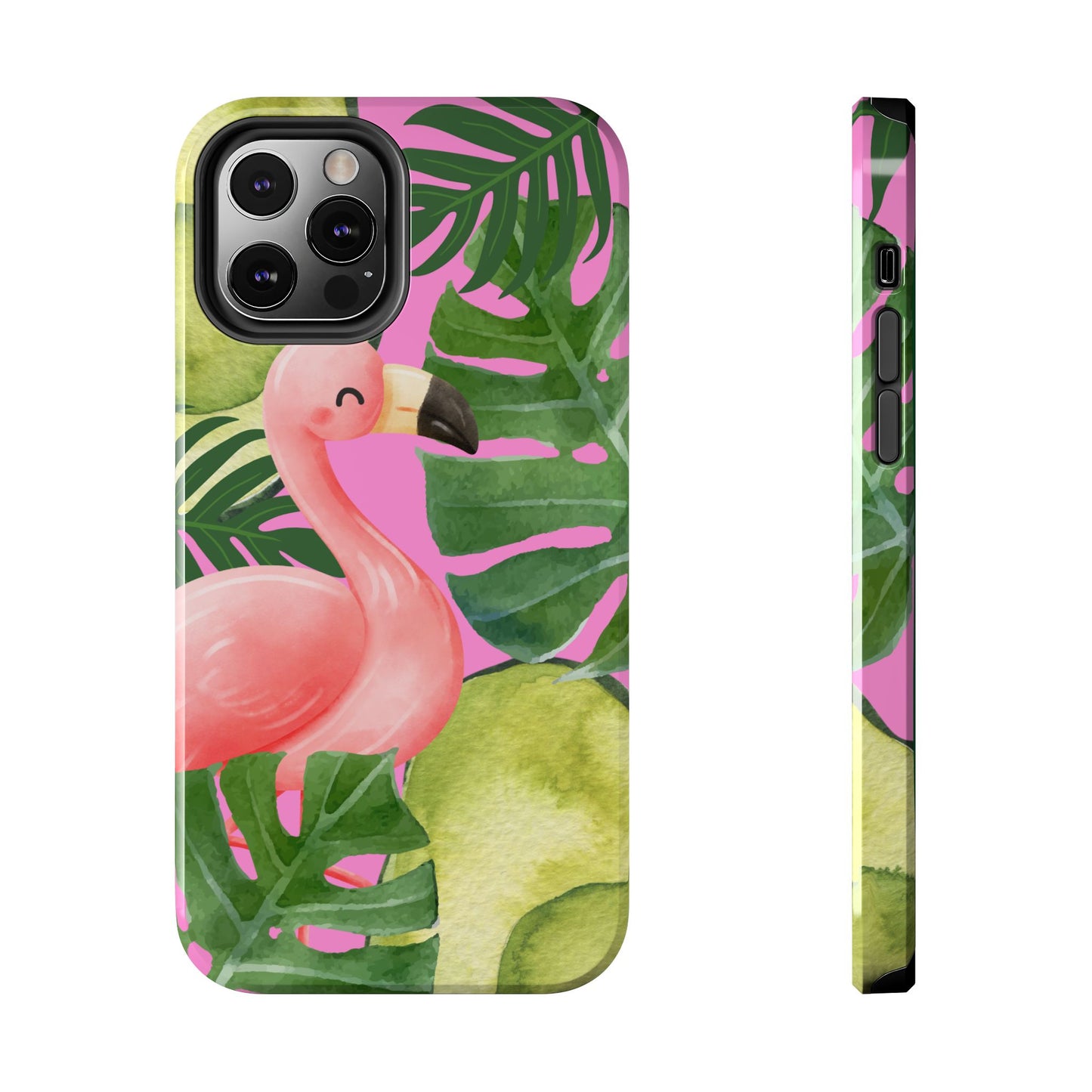 Tropical Flamingo, Cute, Summer Vibes Tough Phone Case