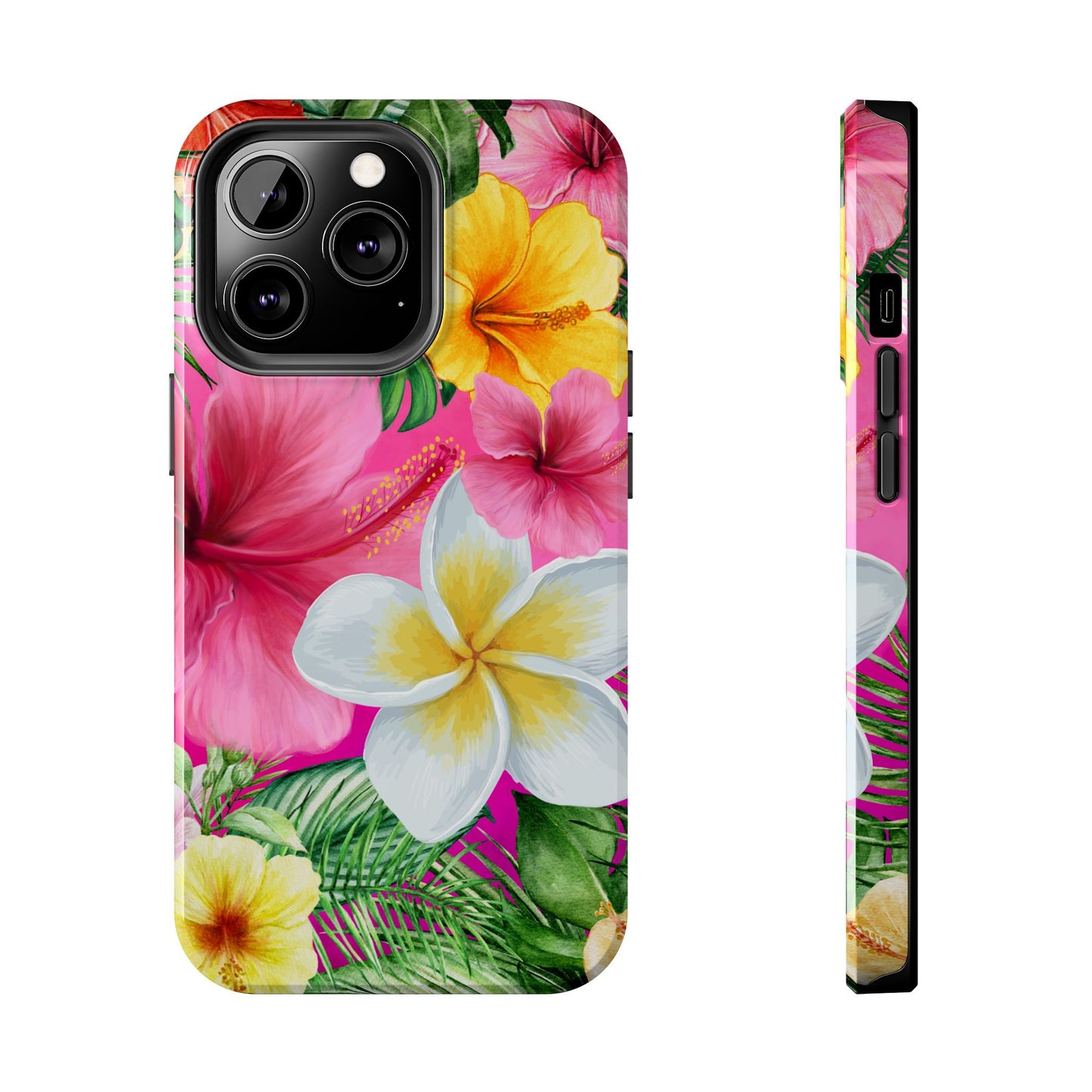 Tropical Floral Phone Case - Tough, Durable, Chic Protection, Summer Vibes, Gift for Her