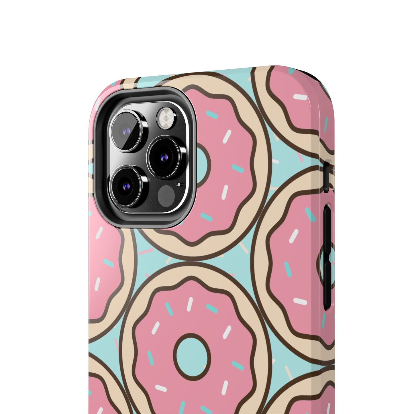 Cute Donut Pattern Tough Phone Case