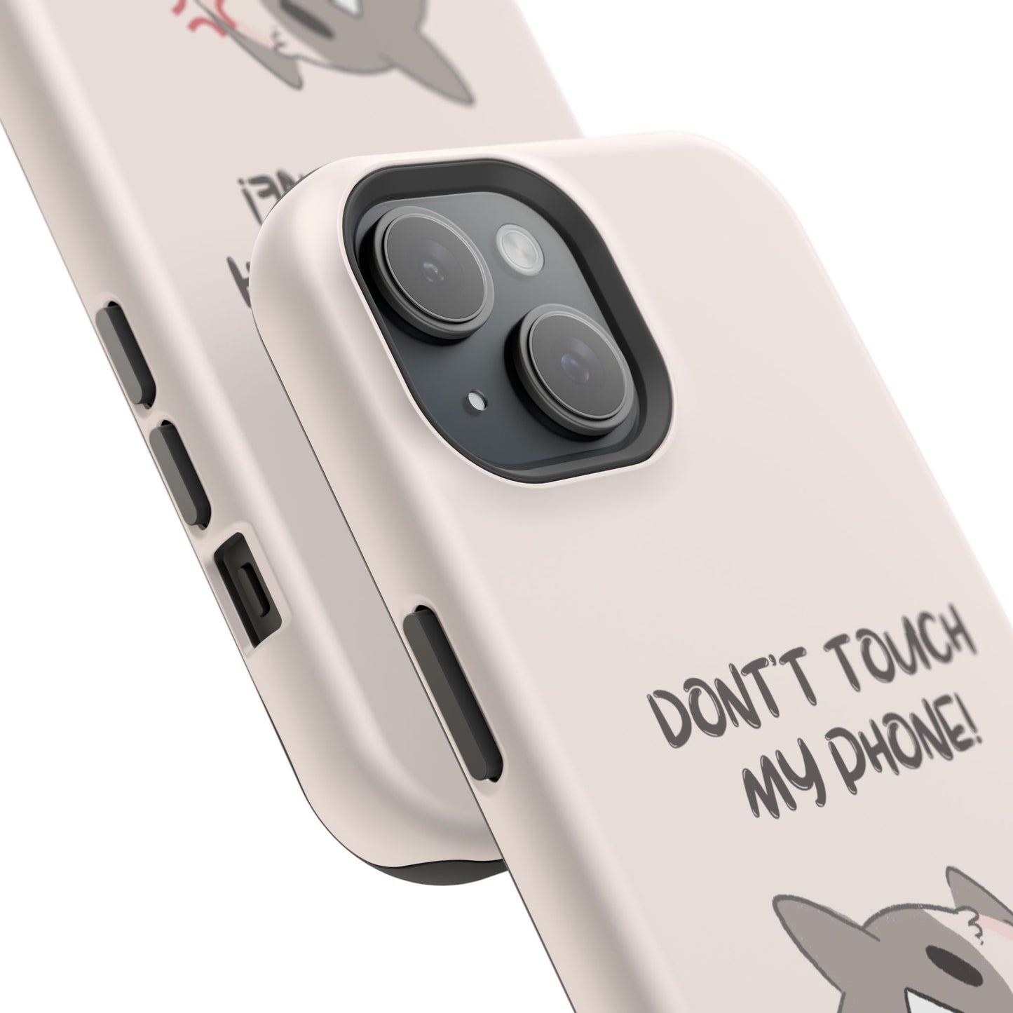 Funny Cat - Don't Touch My Phone! Tough MAGNETIC Phone Case