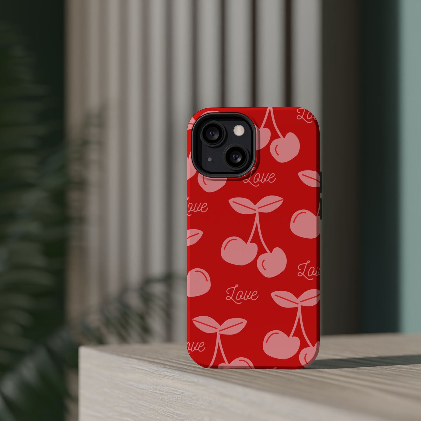 Cherry Love MAGNETIC Tough Cases, Cute Protection, Gift for Her, Valentine's Day