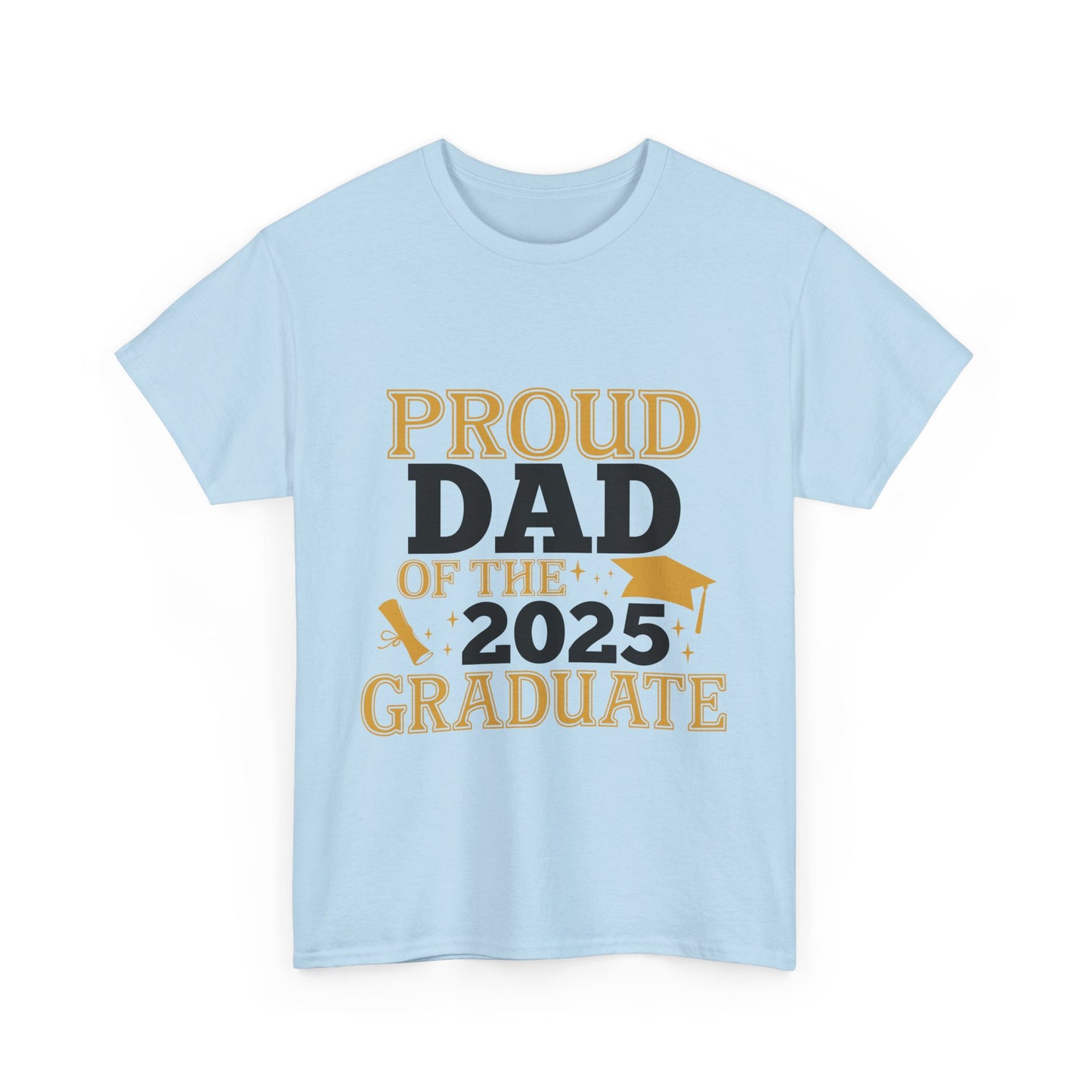 Proud Dad of the 2025 Graduate Tee - Unisex Cotton Shirt for Graduation Celebrations