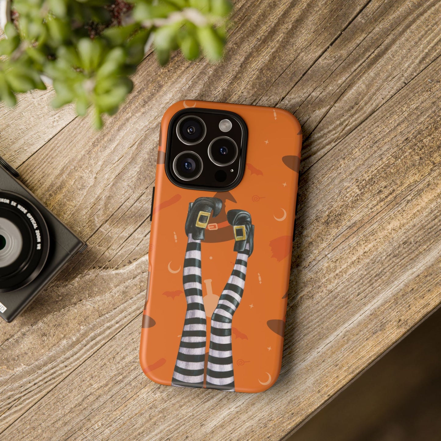 Halloween Phone Case, Spooky Design, Witch Legs for Iphone