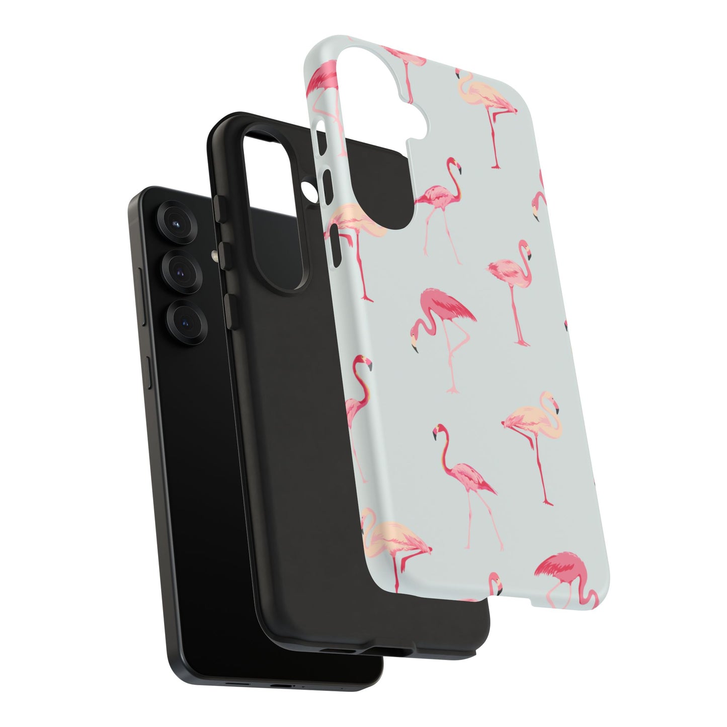 Stylish Flamingo, Summer Vibes Tough Phone Case for Samsung