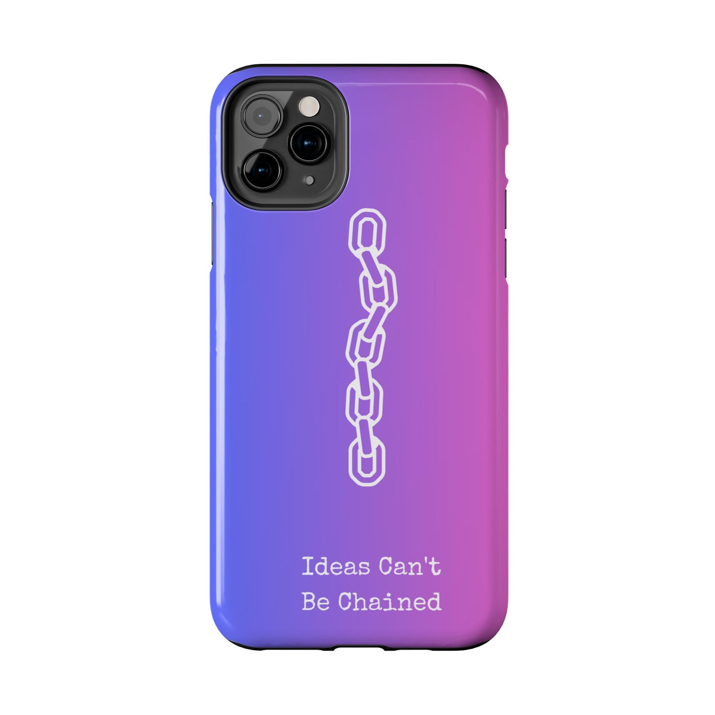 Inspirational, Motivational - Ideas Can't Be Chained Phone Cases