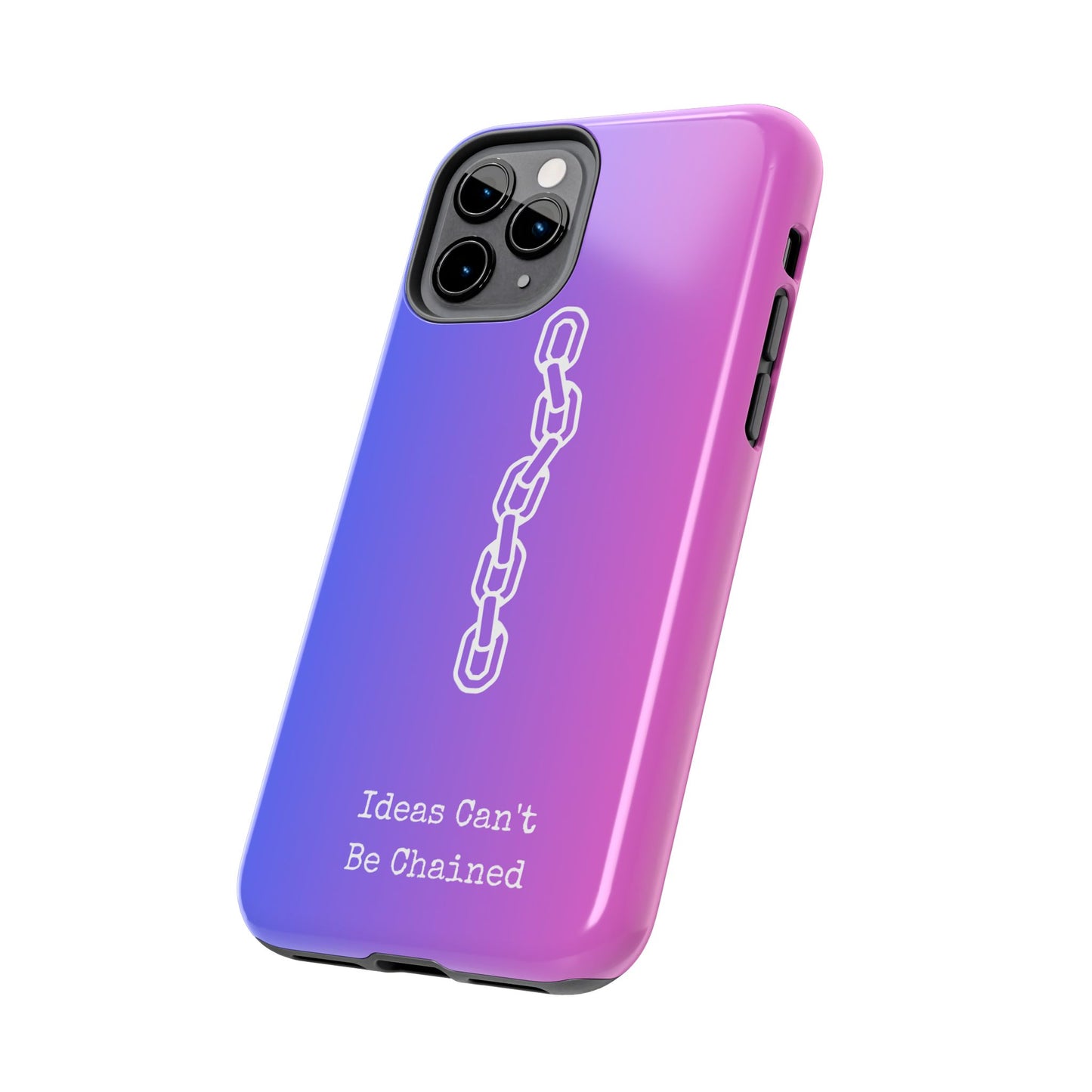 Inspirational, Motivational - Ideas Can't Be Chained Phone Cases