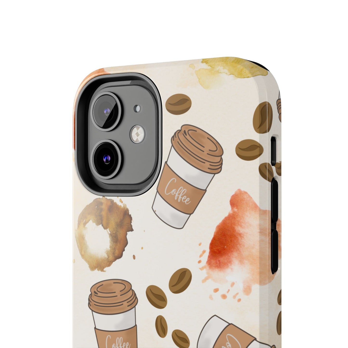 Cute, Trendy, Coffee Lover, Barista Tough Phone Cases for Iphone