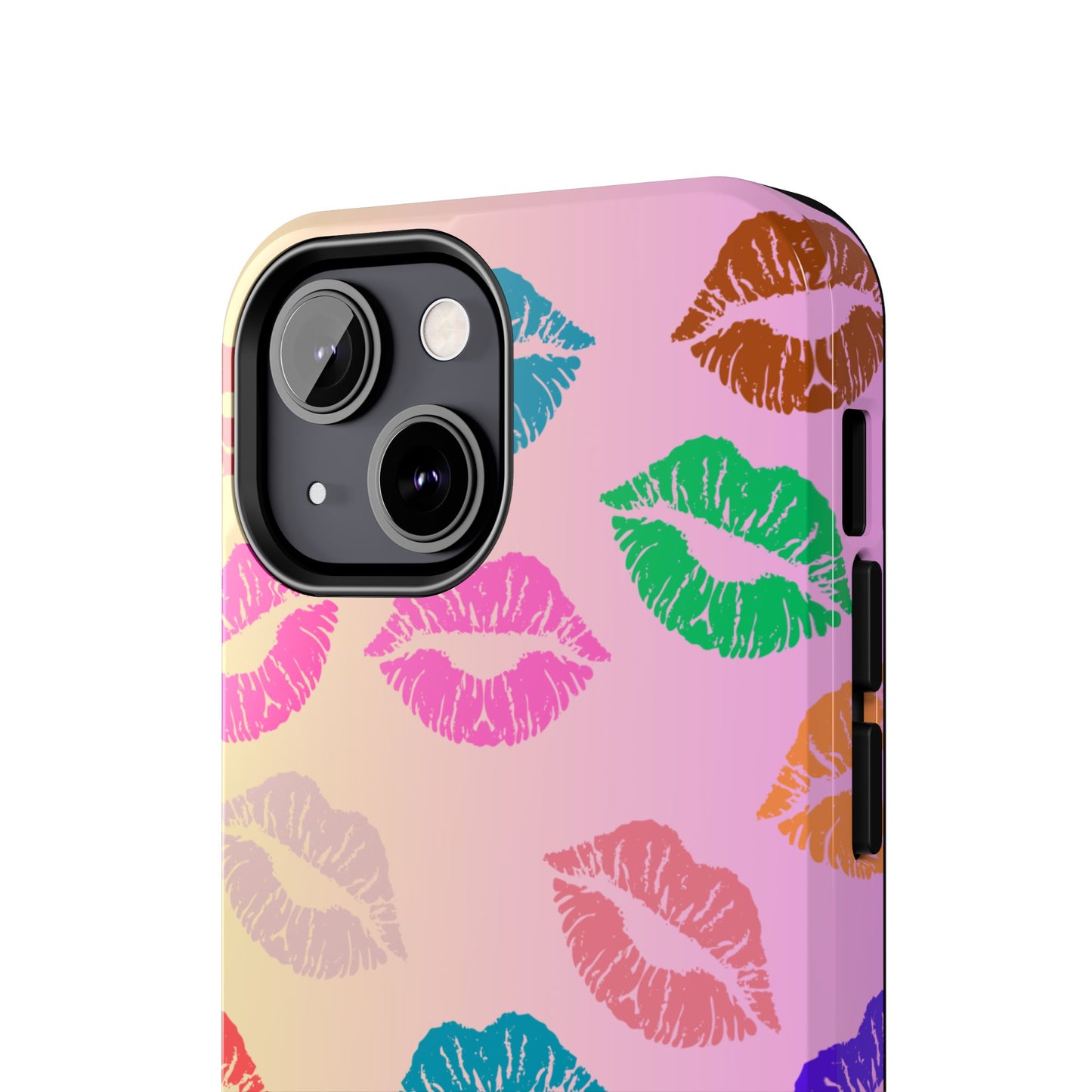 Kiss Print Tough Phone Cases Cute, Durable for Iphone