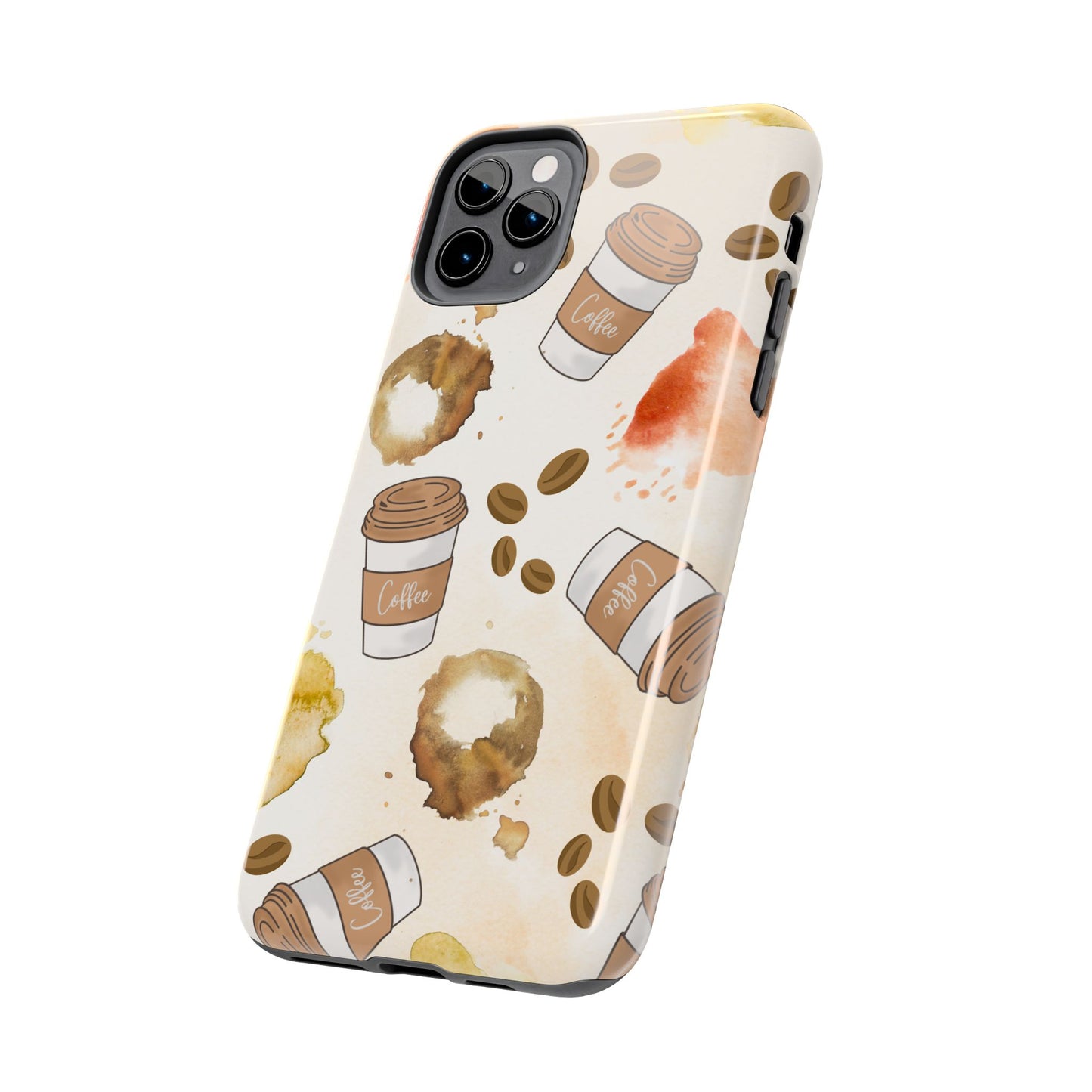 Cute, Trendy, Coffee Lover, Barista Tough Phone Cases for Iphone
