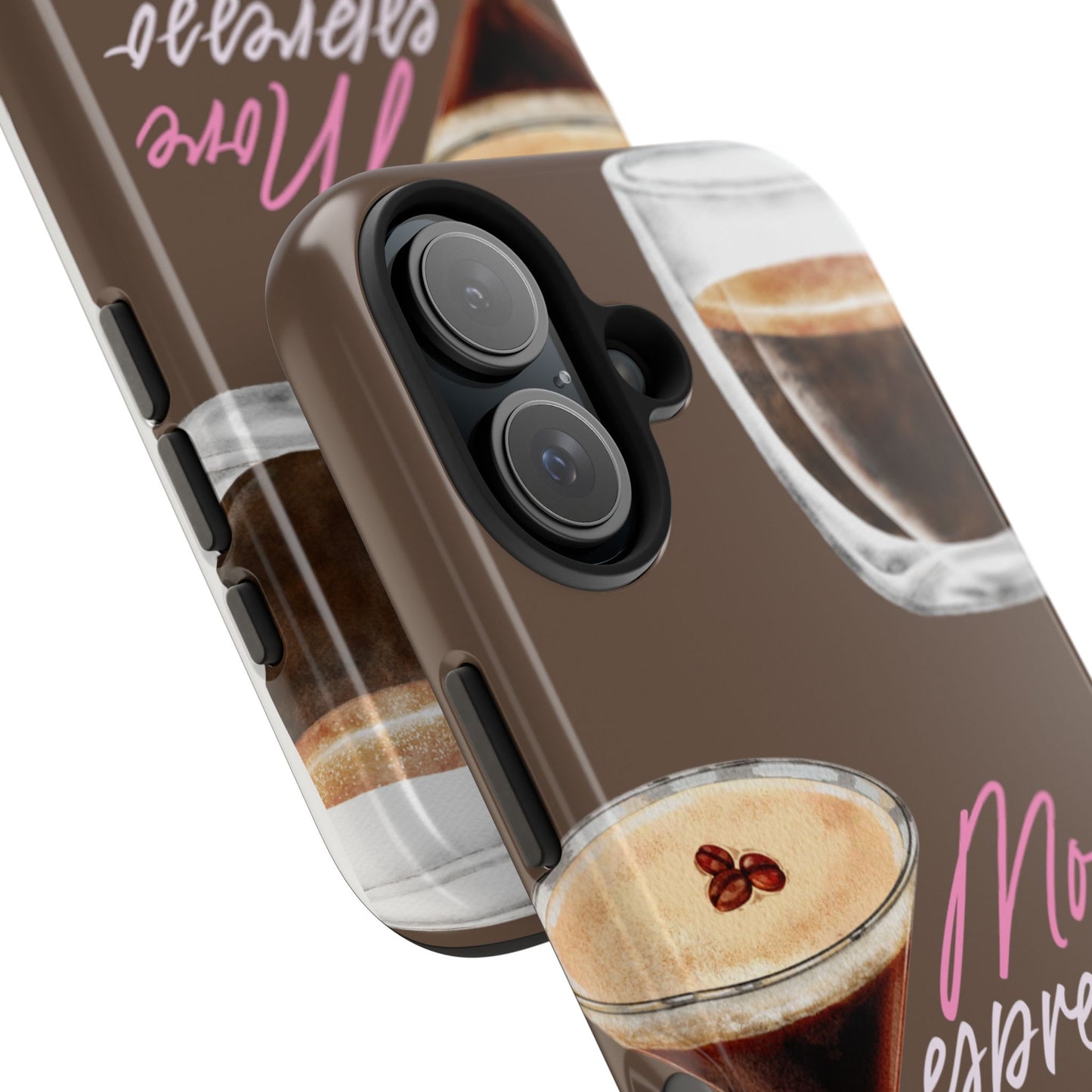 Stylish Coffee Phone Case, Espresso Lovers Gift, Cute Tough Case, Coffee Aesthetic, Phone Accessory for Baristas