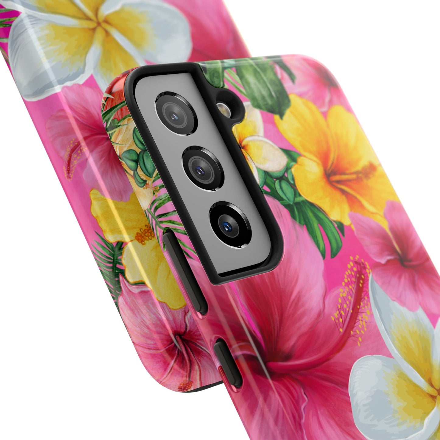 Tropical Floral Phone Case - Tough, Durable, Chic Protection, Summer Vibes, Gift for Her