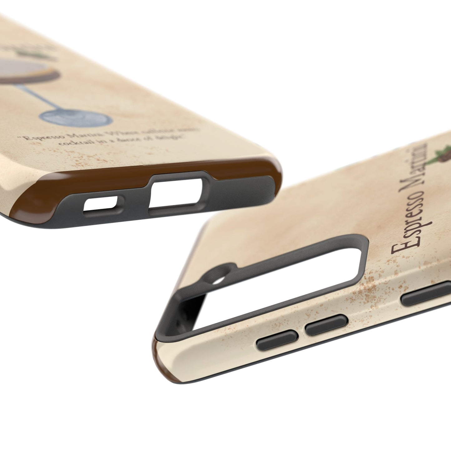 Espresso Martini Tough Phone Cases | Stylish Drink Design | Unique Gift for Cocktail Lovers | Perfect for Any Occasion