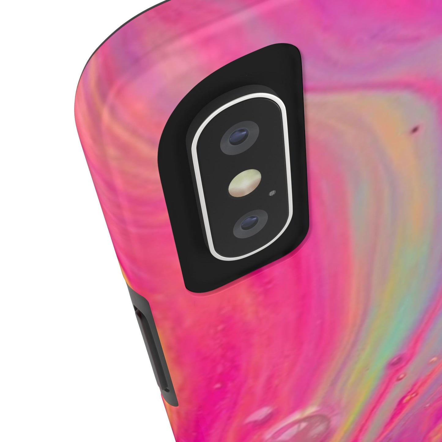 Colorful Swirl Futuristic Tough Phone Case, Stylish Durable Cover for Iphone