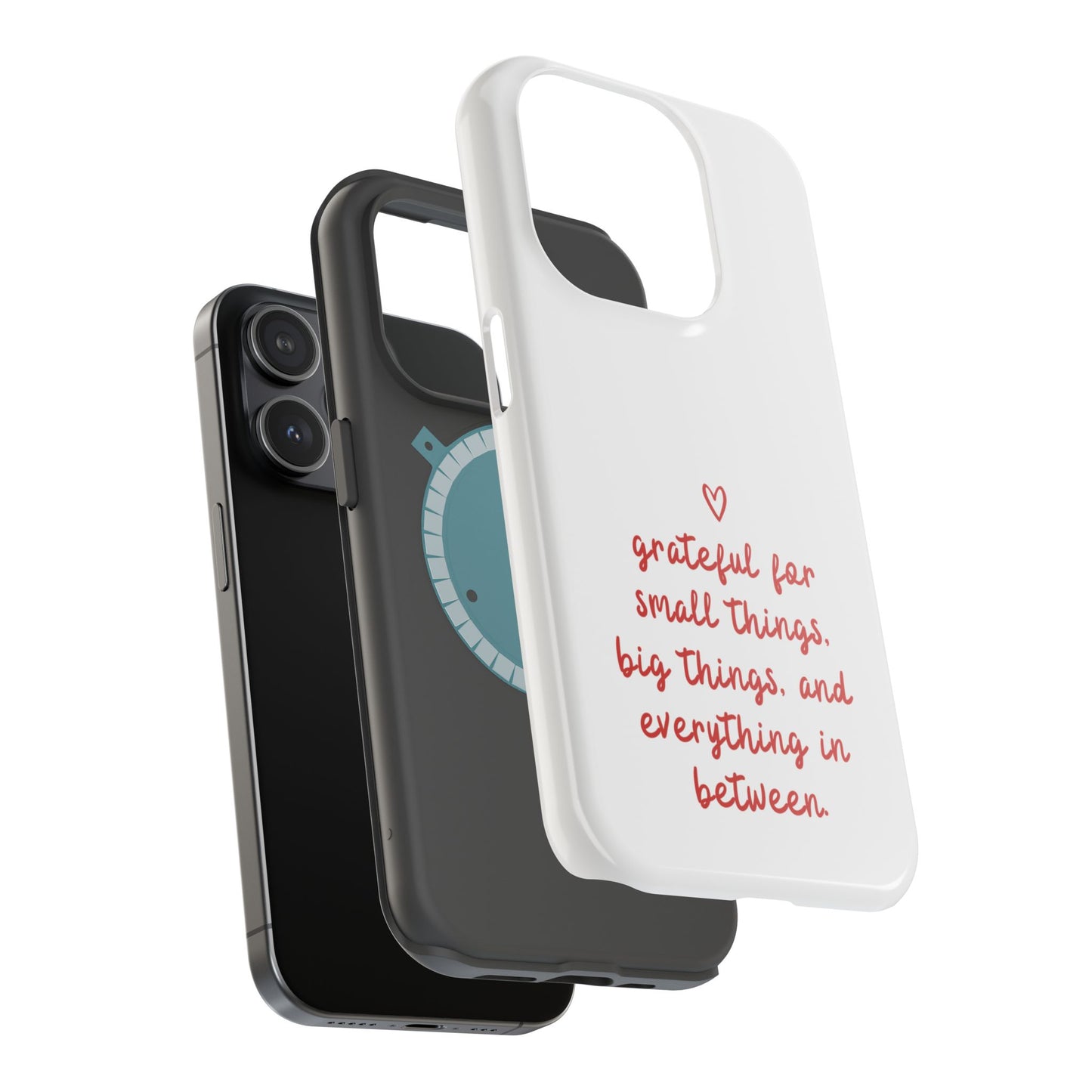 Grateful Small Things Magnetic Phone Case, Inspirational Phone Cover, Unique Gift, Everyday Reminder, Custom Tough Cases, Phone Protection