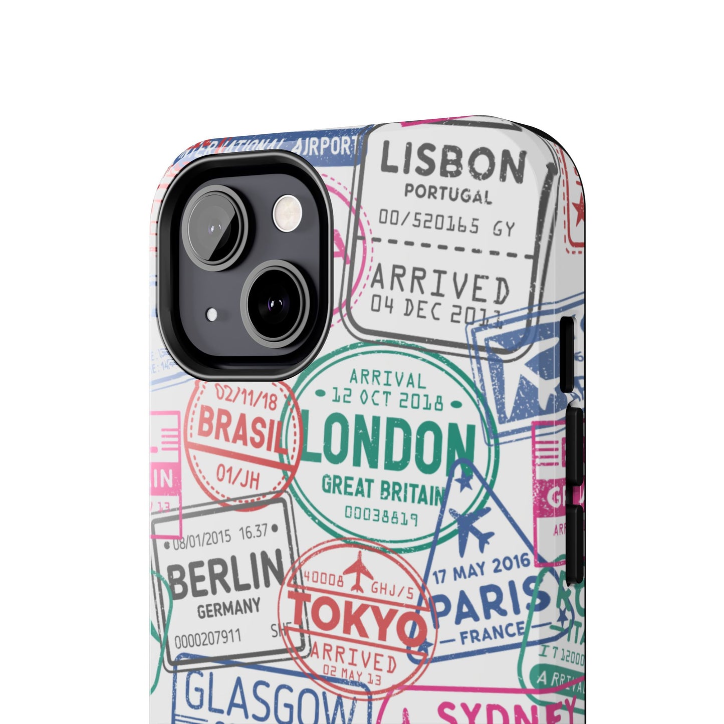 Travel-Inspired, Passport, Travelers, Adventure Stamp, Unique Phone Case