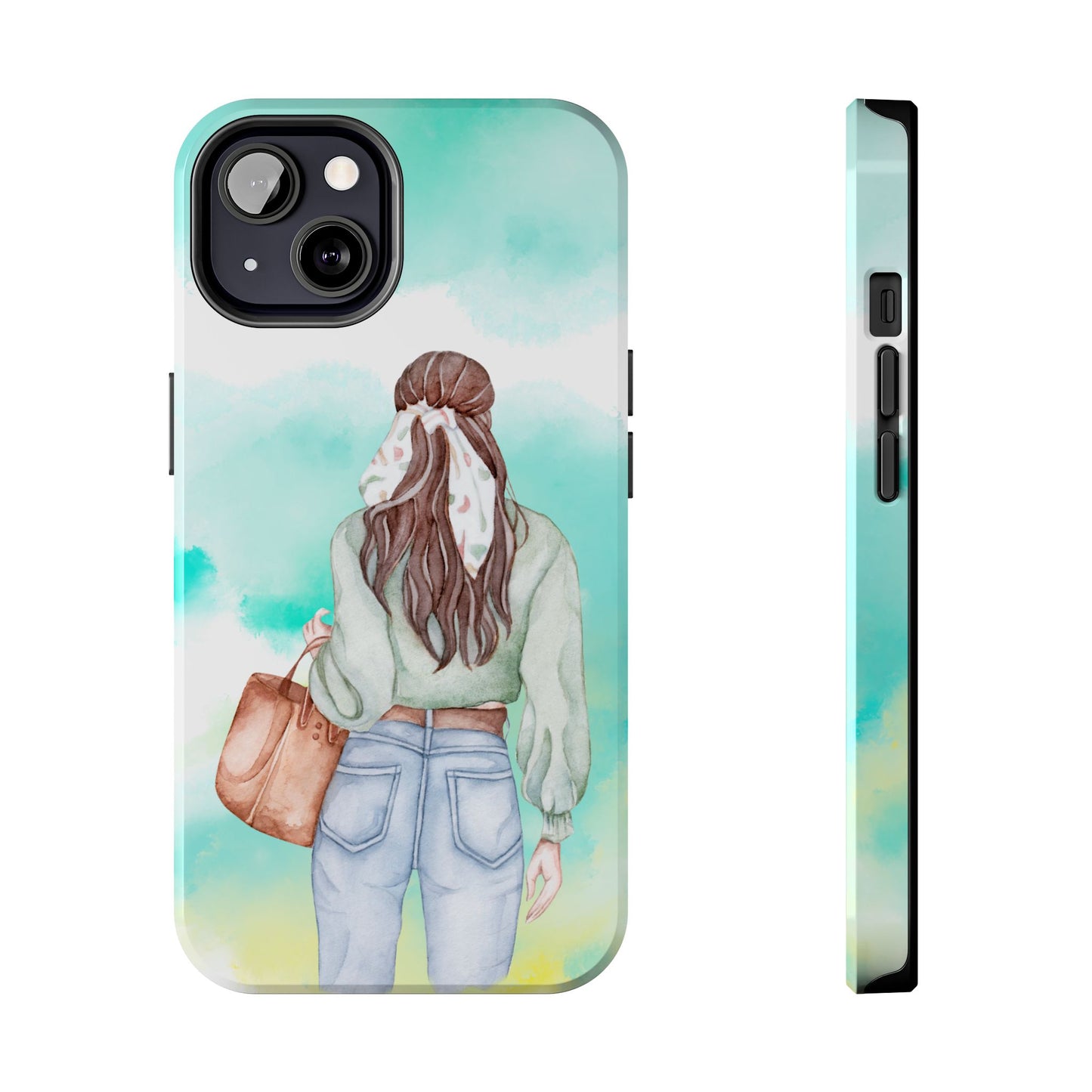 Whimsical Woman Tough Phone Case