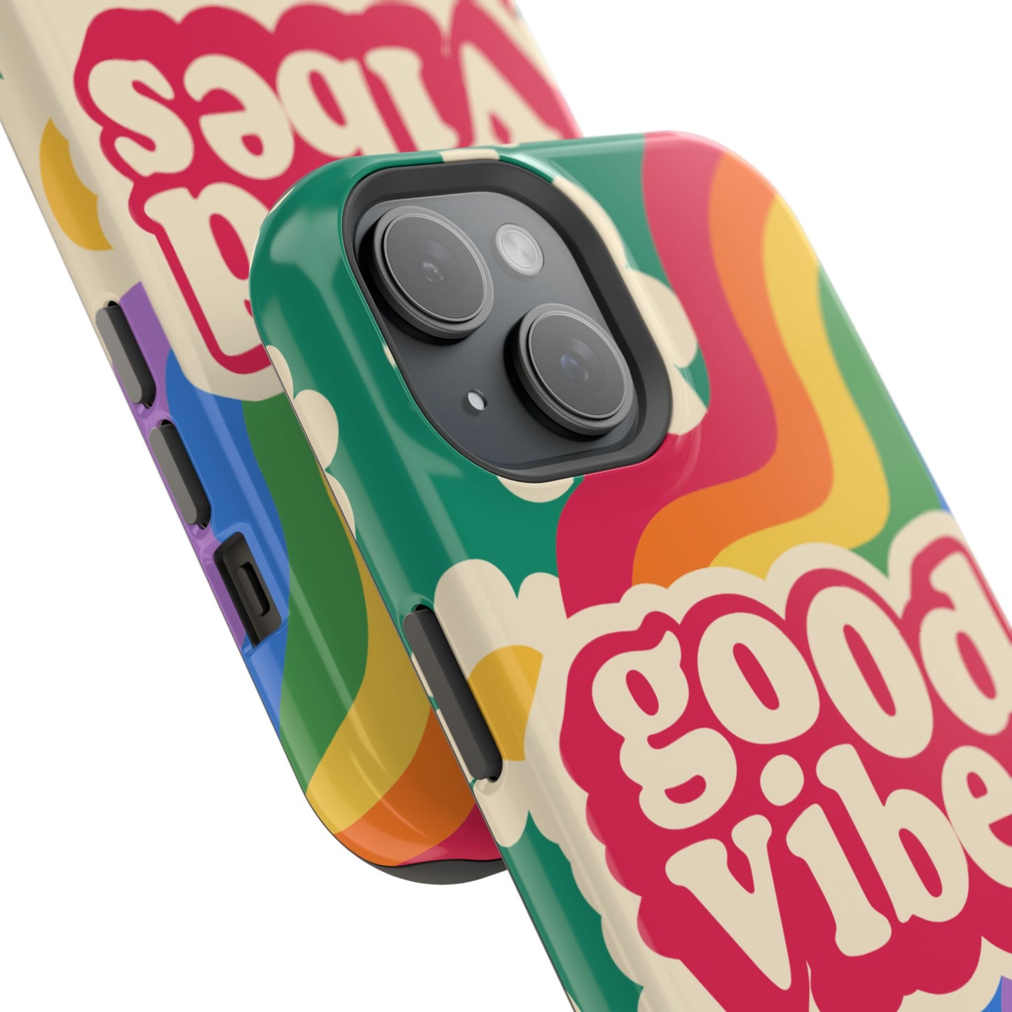 Good Vibes MAGNETIC Tough Phone Cases, Colorful, Cheerful Phone Protection, Gifts for Friends