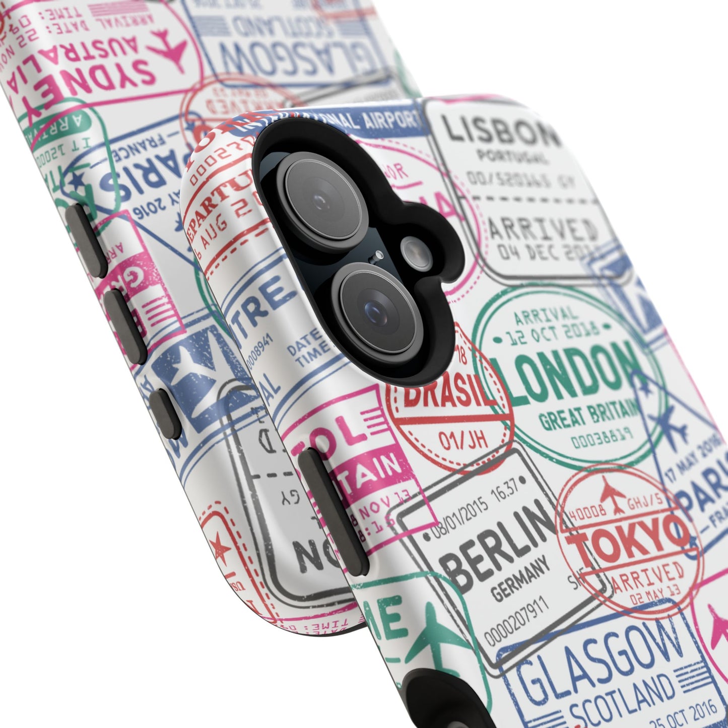Travel-Inspired, Passport, Travelers, Adventure Stamp, Unique MAGNETIC Phone Case
