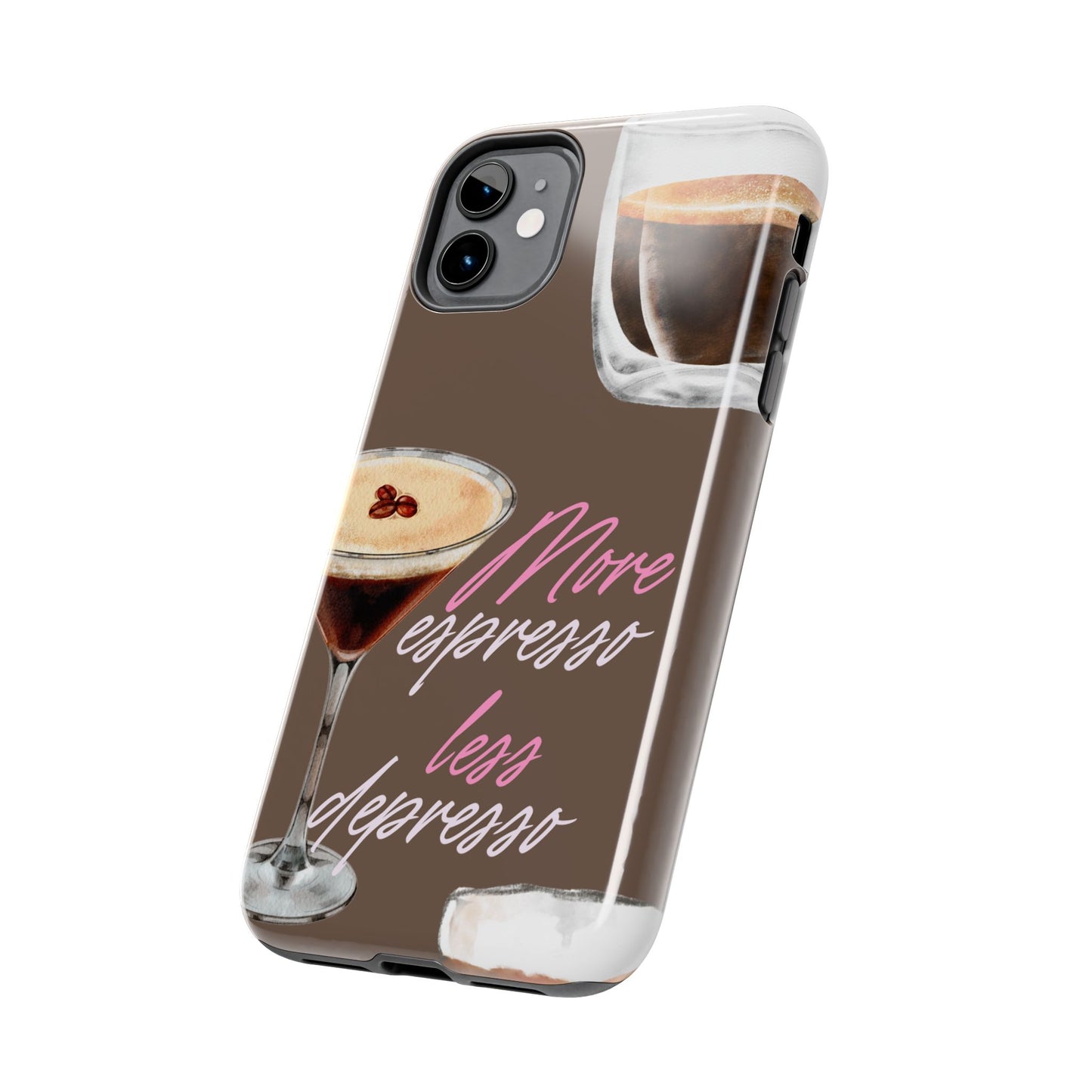 Stylish Coffee Phone Case, Espresso Lovers Gift, Cute Tough Case, Coffee Aesthetic, Phone Accessory for Baristas