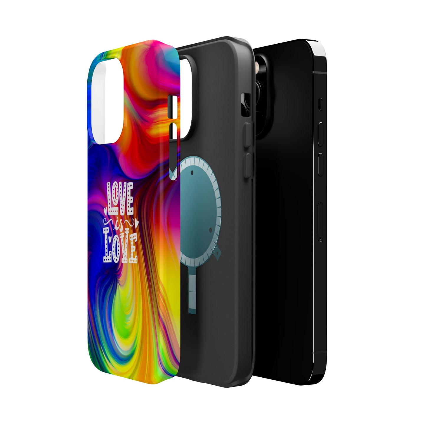 LOVE IS LOVE Colorful Love, Pride Tough Phone Case
