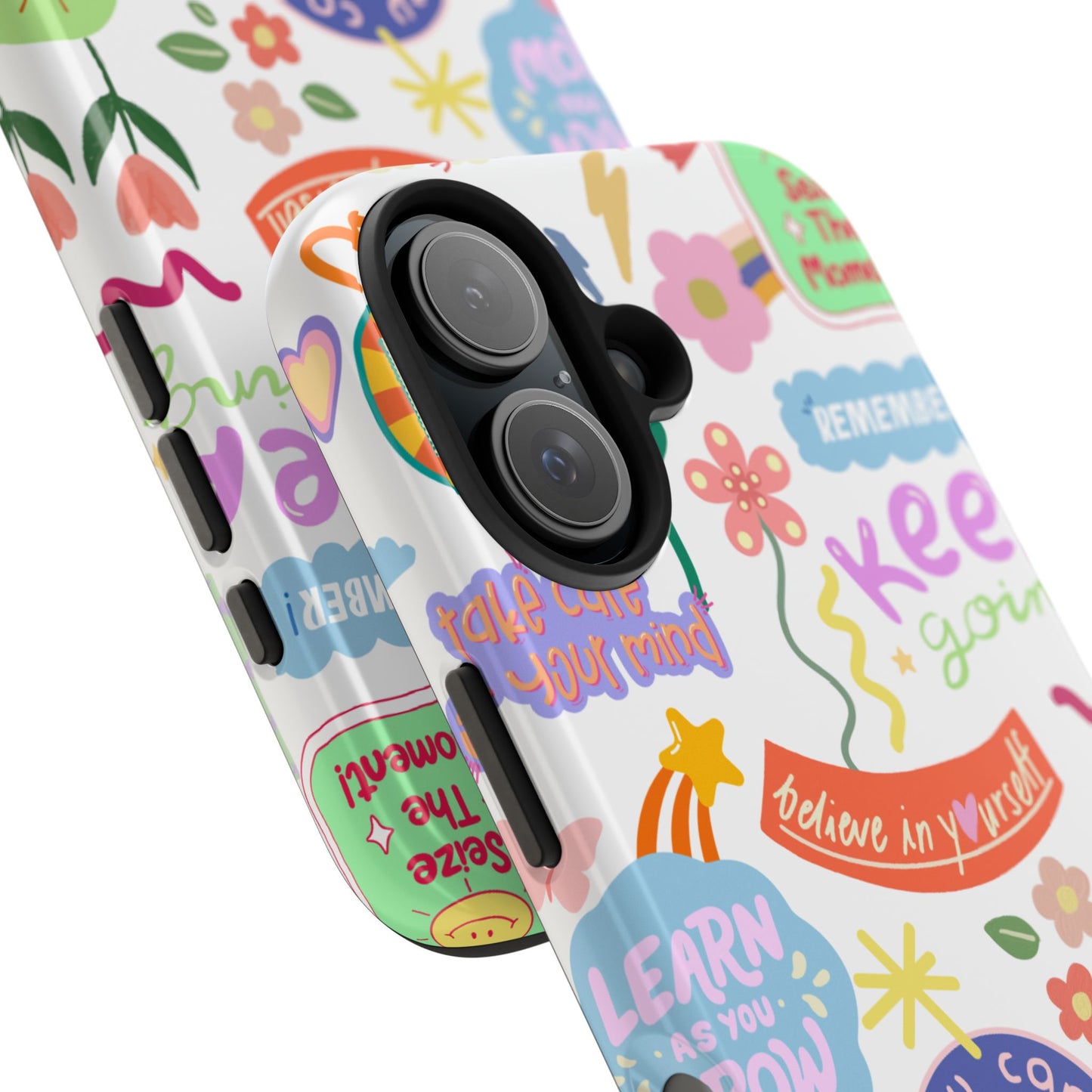 Inspirational, Motivational Phone Case, Cute Floral, Confidence Case, Gift for Her, Positive Vibes