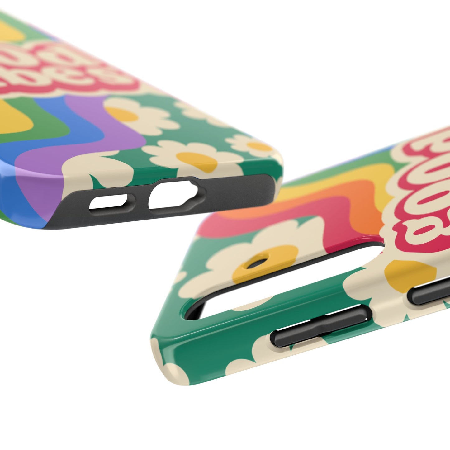 Good Vibes Tough Phone Cases, Colorful, Cheerful Phone Protection, Gifts for Friends
