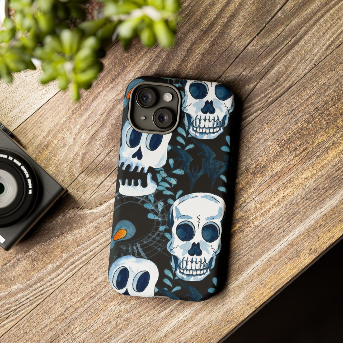 Halloween, Skull, Gothic Phone Case for Iphone - FREE Shipping