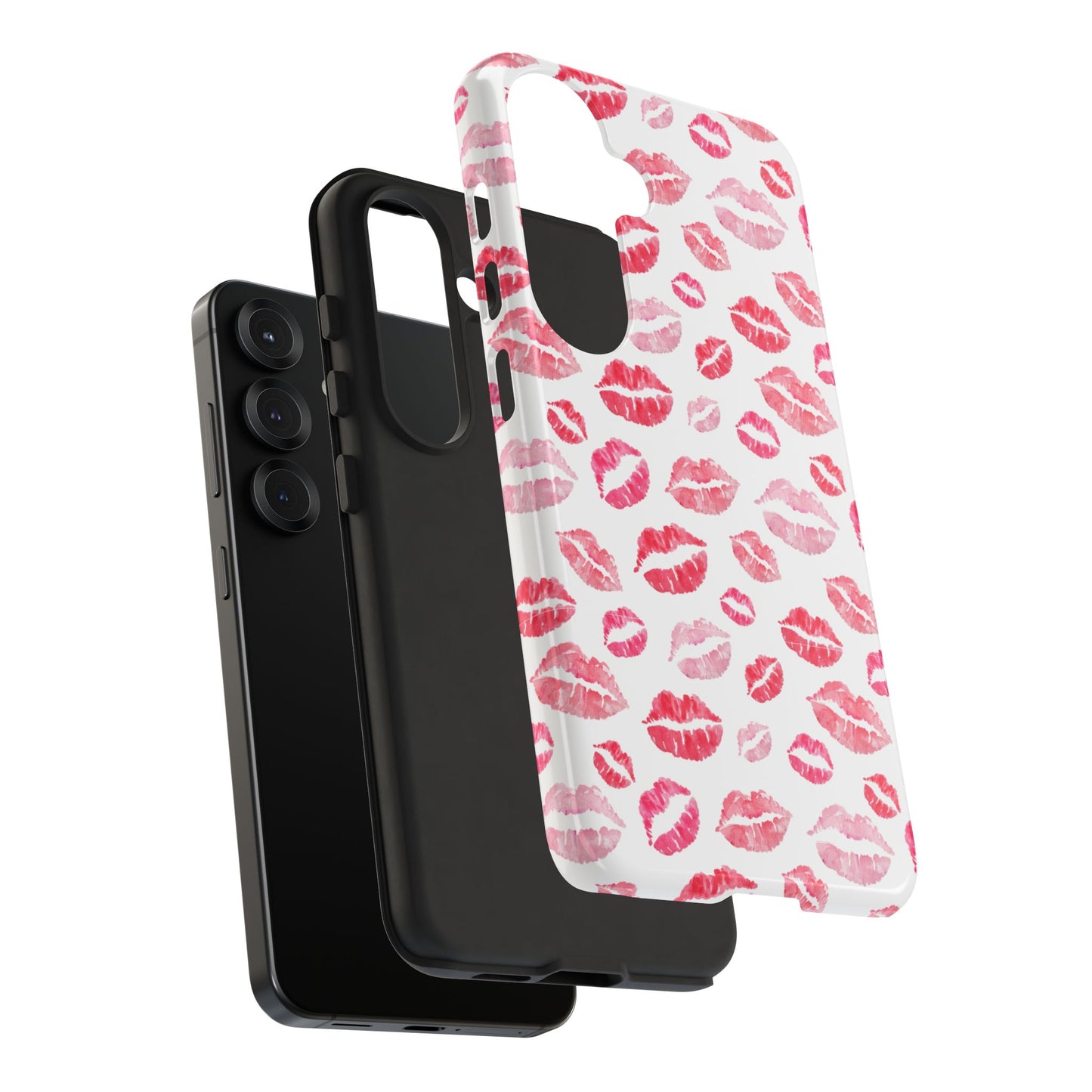 Kiss Pattern Tough Phone Cases, Cute, Unique for Samsung
