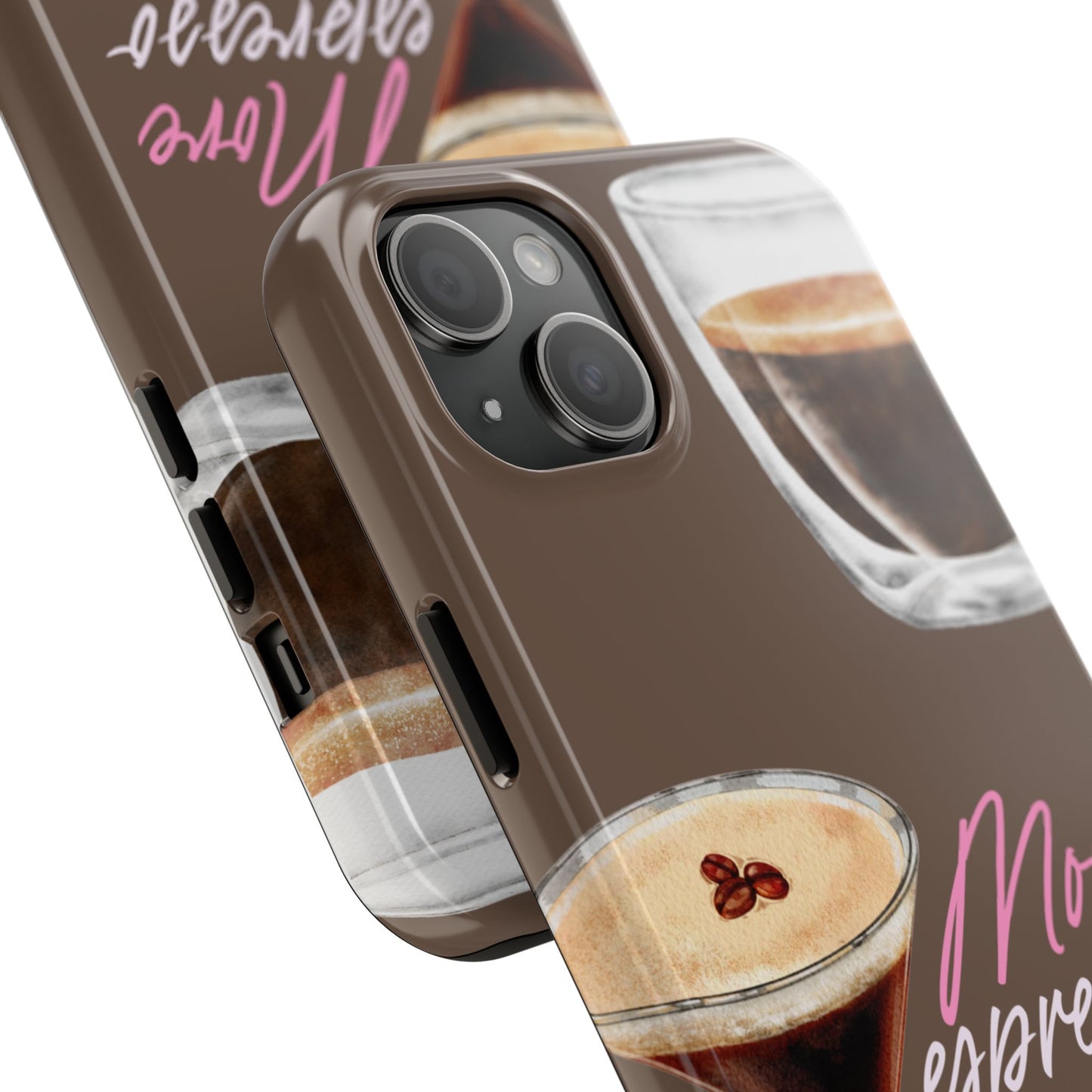 Stylish Coffee Phone Case, Espresso Lovers Gift, Cute Tough Case, Coffee Aesthetic, Phone Accessory for Baristas