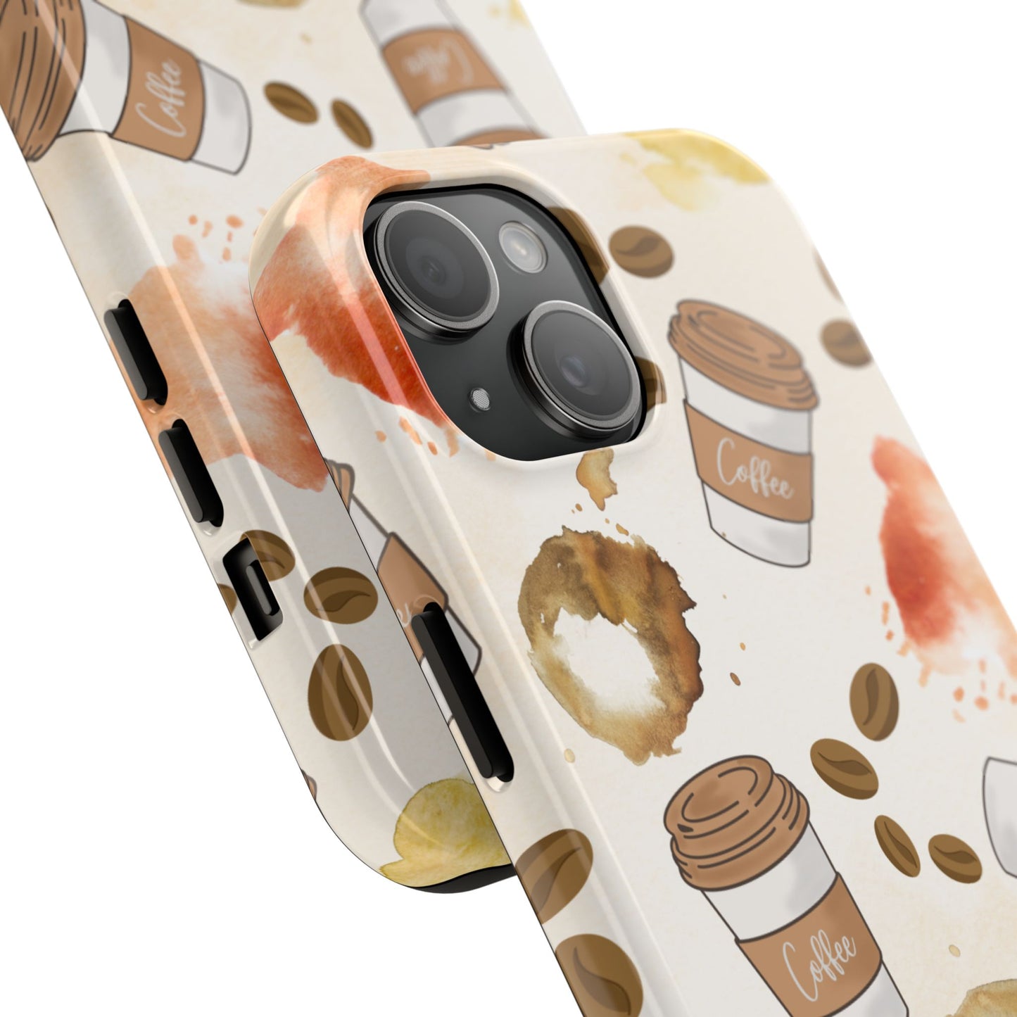 Cute, Trendy, Coffee Lover, Barista Tough Phone Cases for Iphone