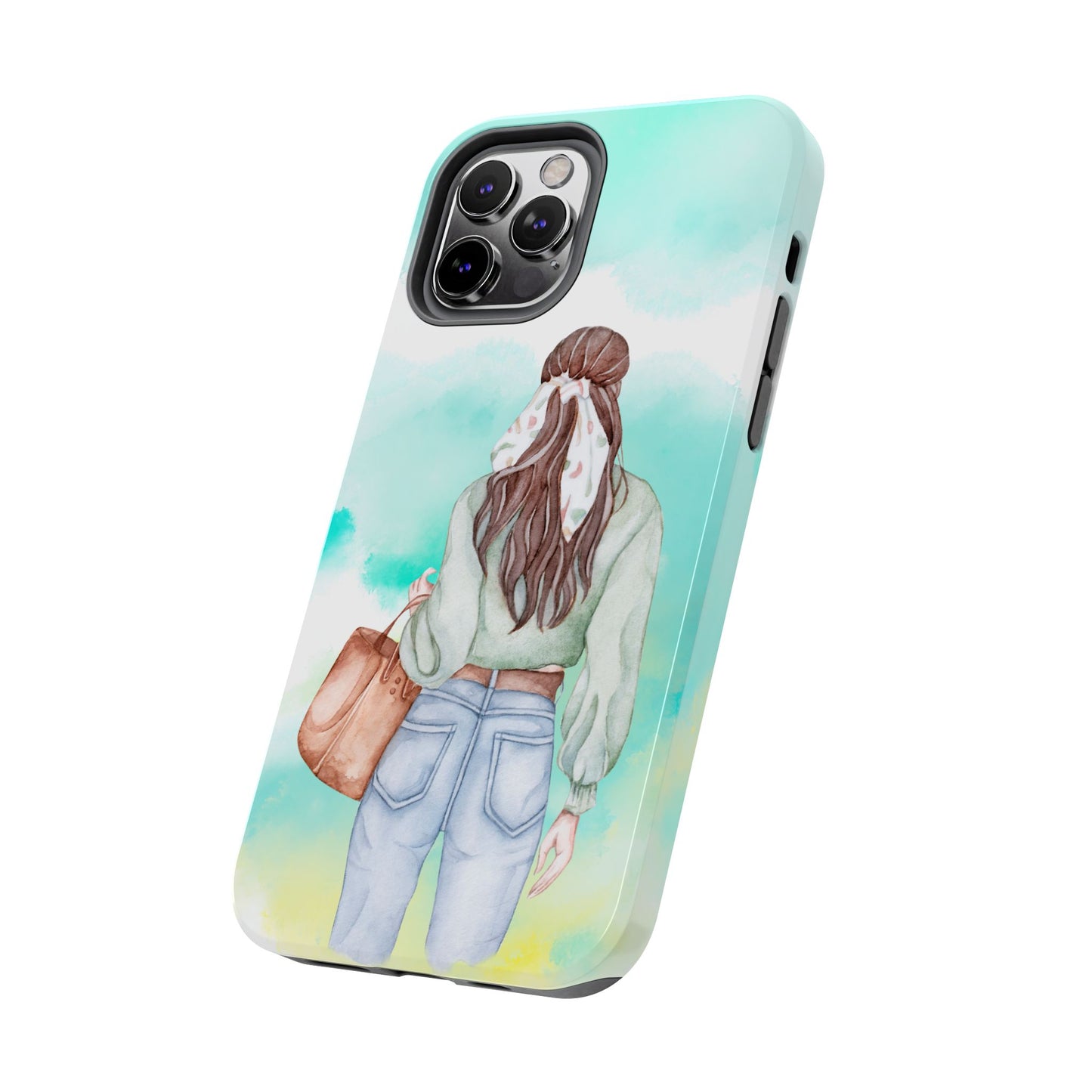 Whimsical Woman Tough Phone Case