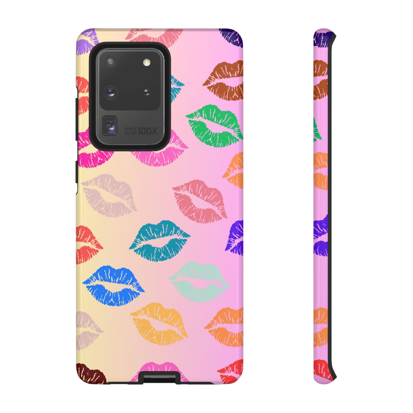 Kiss Print Tough Phone Cases Cute, Durable for Samsung