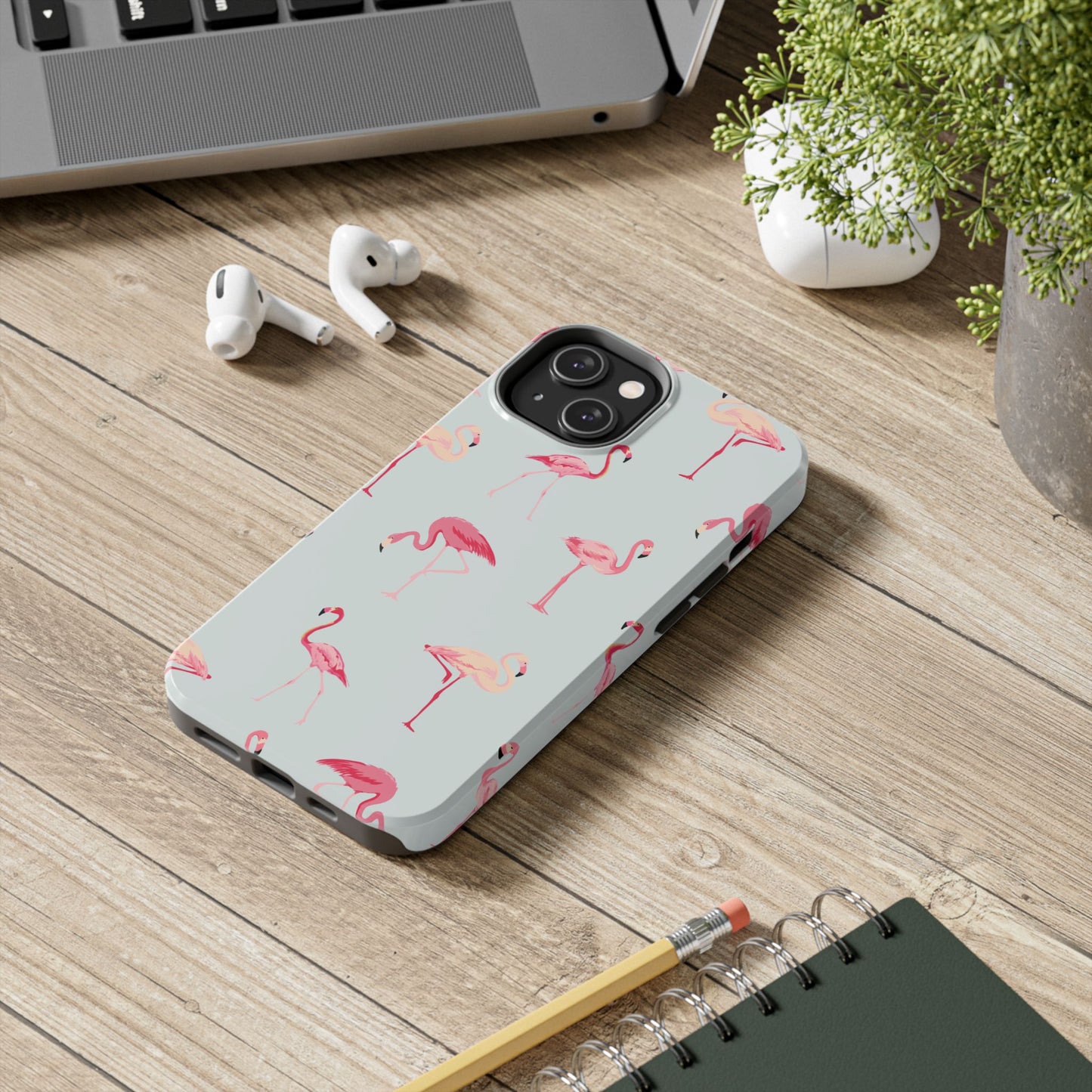 Stylish Tropical, Summer Vibes Flamingo Phone Case for Iphone