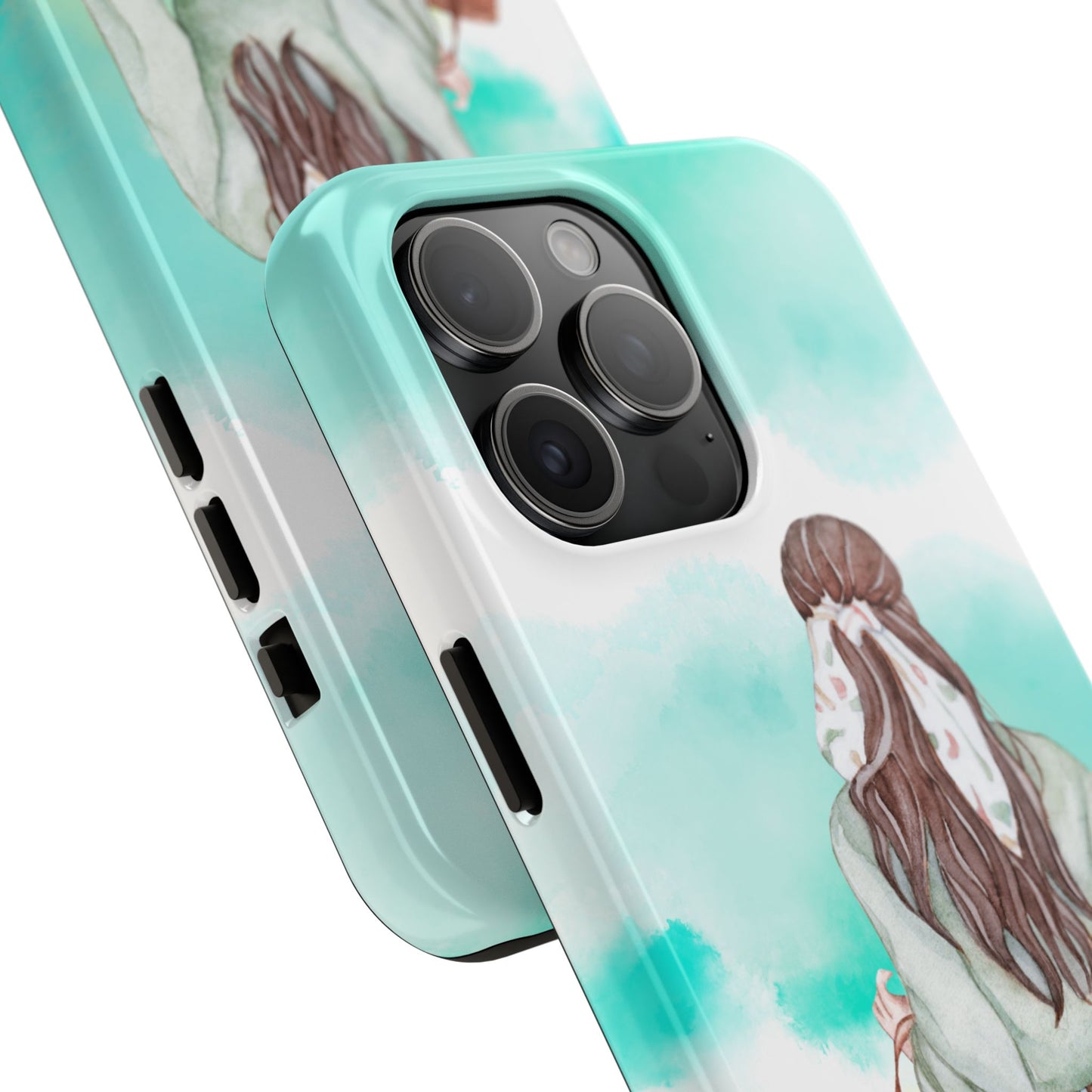 Whimsical Woman Tough Phone Case