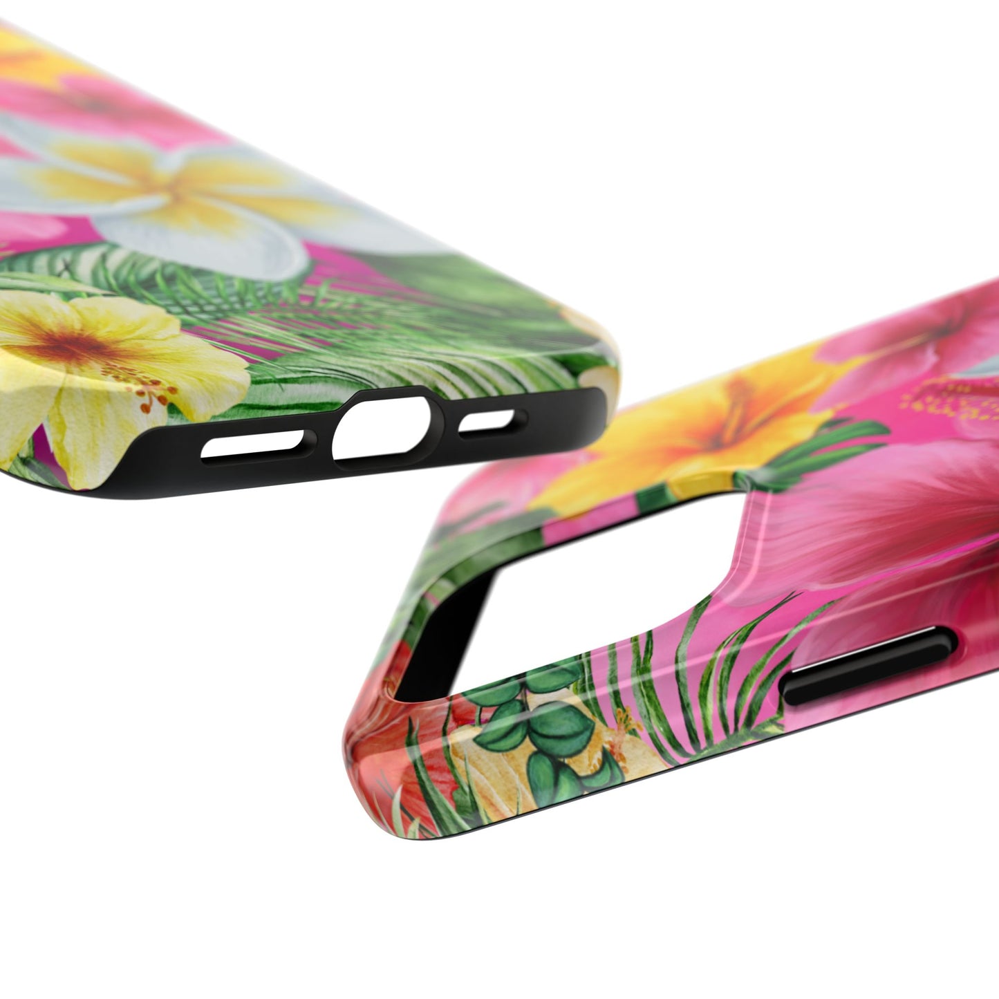 Tropical Floral Phone Case - Tough, Durable, Chic Protection, Summer Vibes, Gift for Her