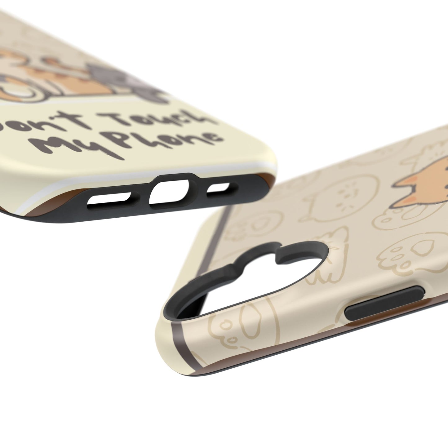 Cute Cat Tough MAGNETIC Phone Case - Don’t Touch My Phone!