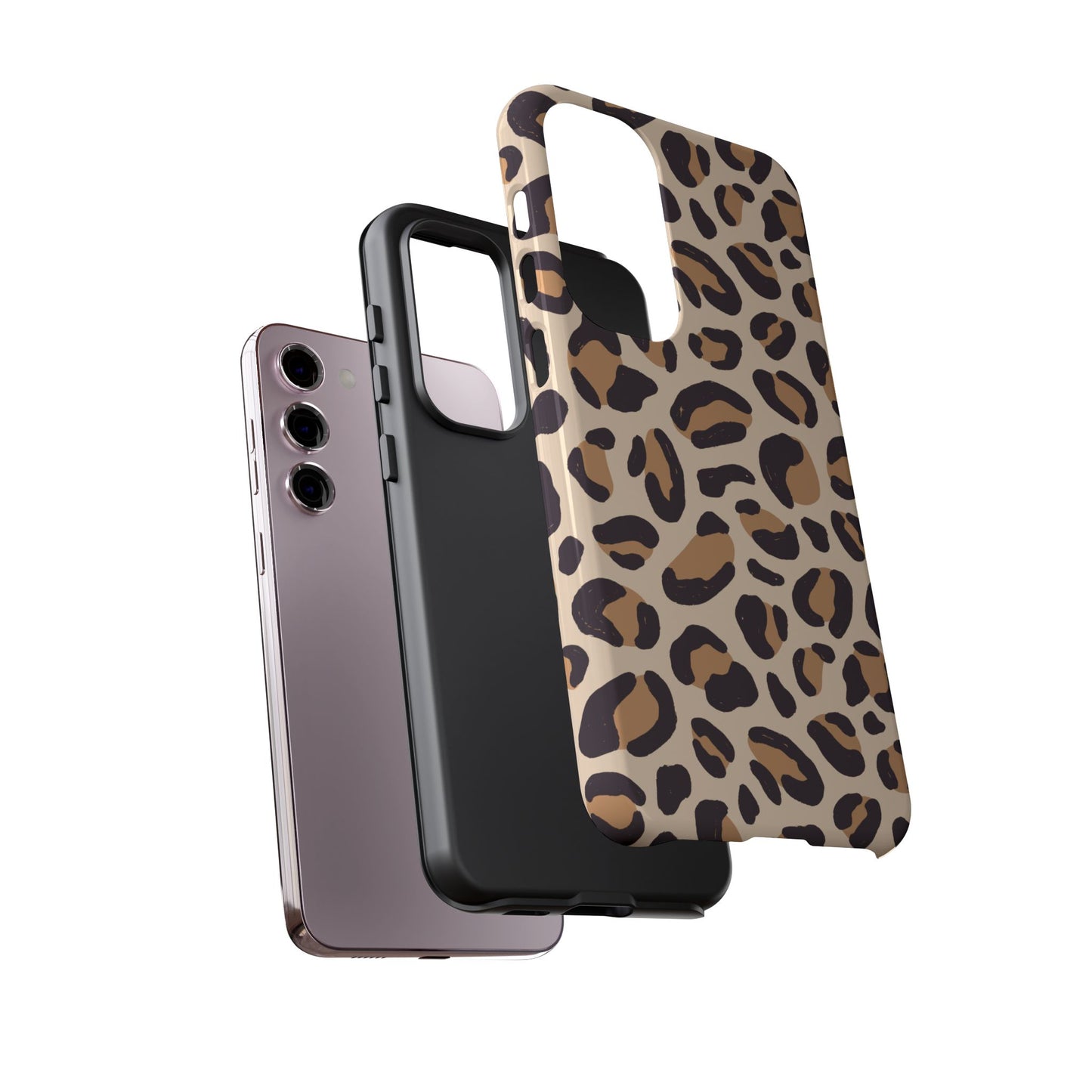 Leopard Print Tough Phone Case for Samsung